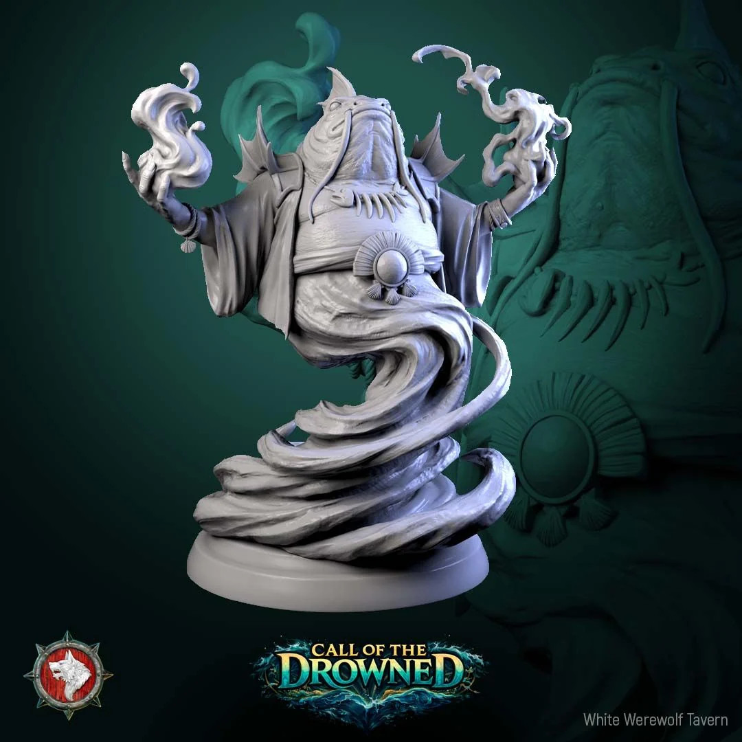 Brine Born Prophet - Resin Tabletop Miniature
