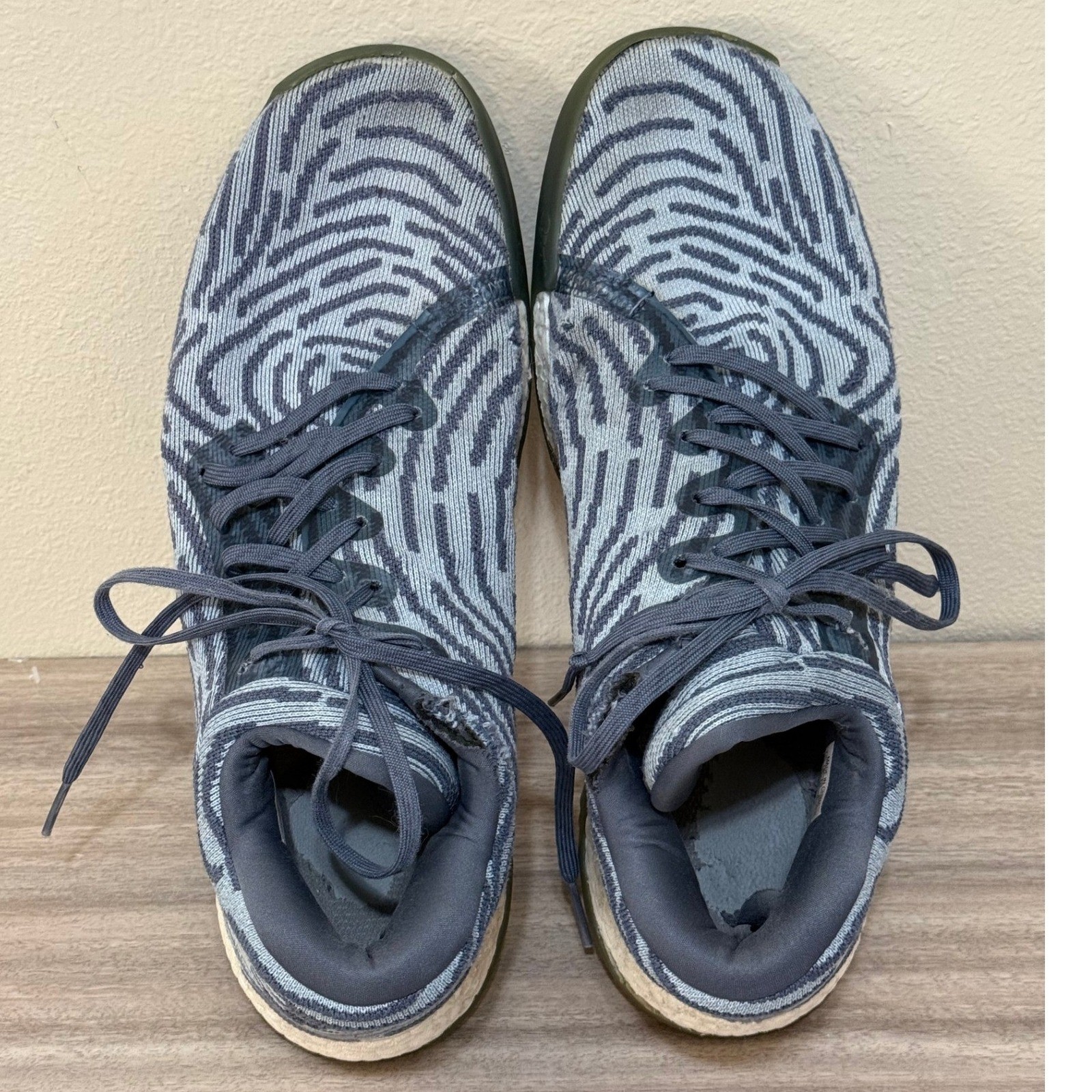 Adidas Harden Vol 1 LS PK Night Cargo Grey Blue AC8408 Mens 14 Basketball READ