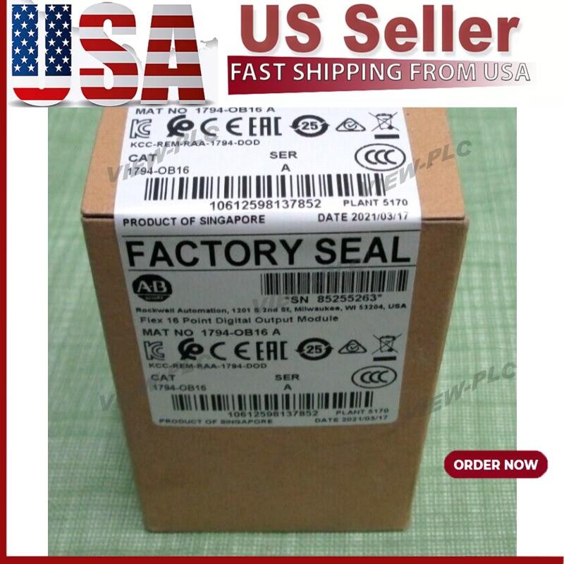 NEW  Allen Bradley 1794-OB16 Flex 16 Point Digital Output Module US Free Tax