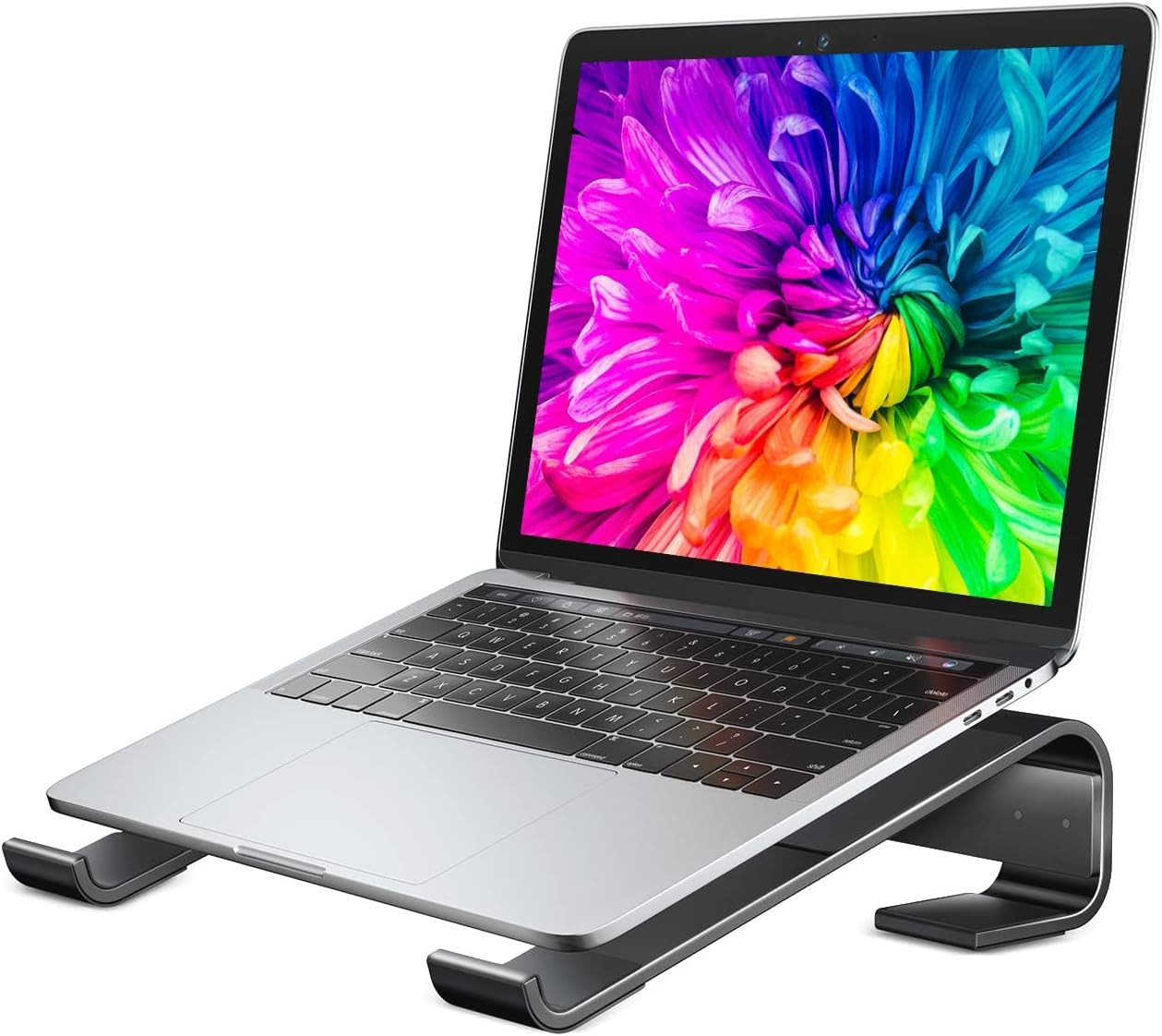 Laptop Stand for Desk, Ergonomic Detachable Laptop Riser, Aluminum Macbook Stand