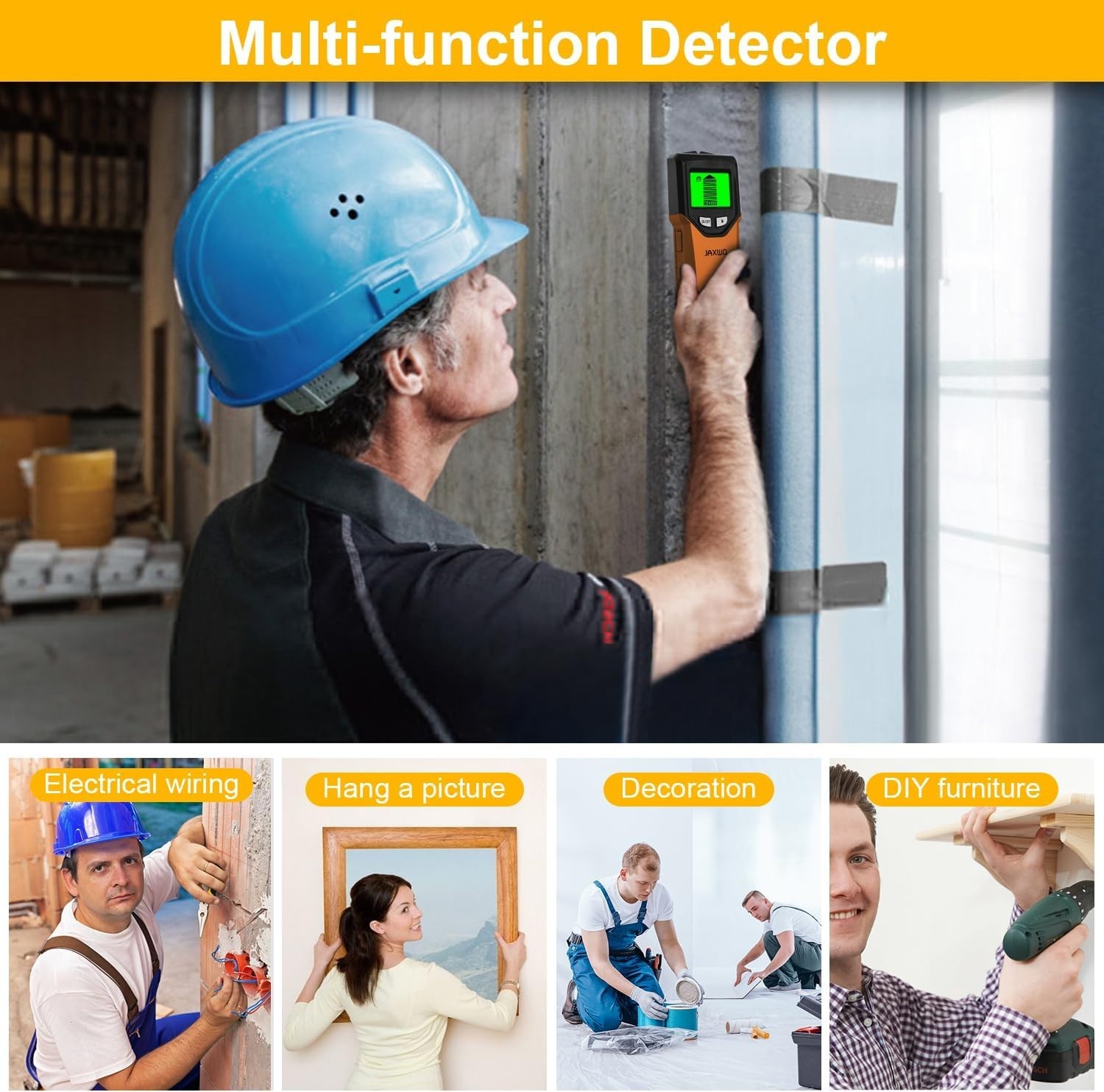 Practical Wall Scanner for Professionals and DIY Enthusiasts with Smart Features