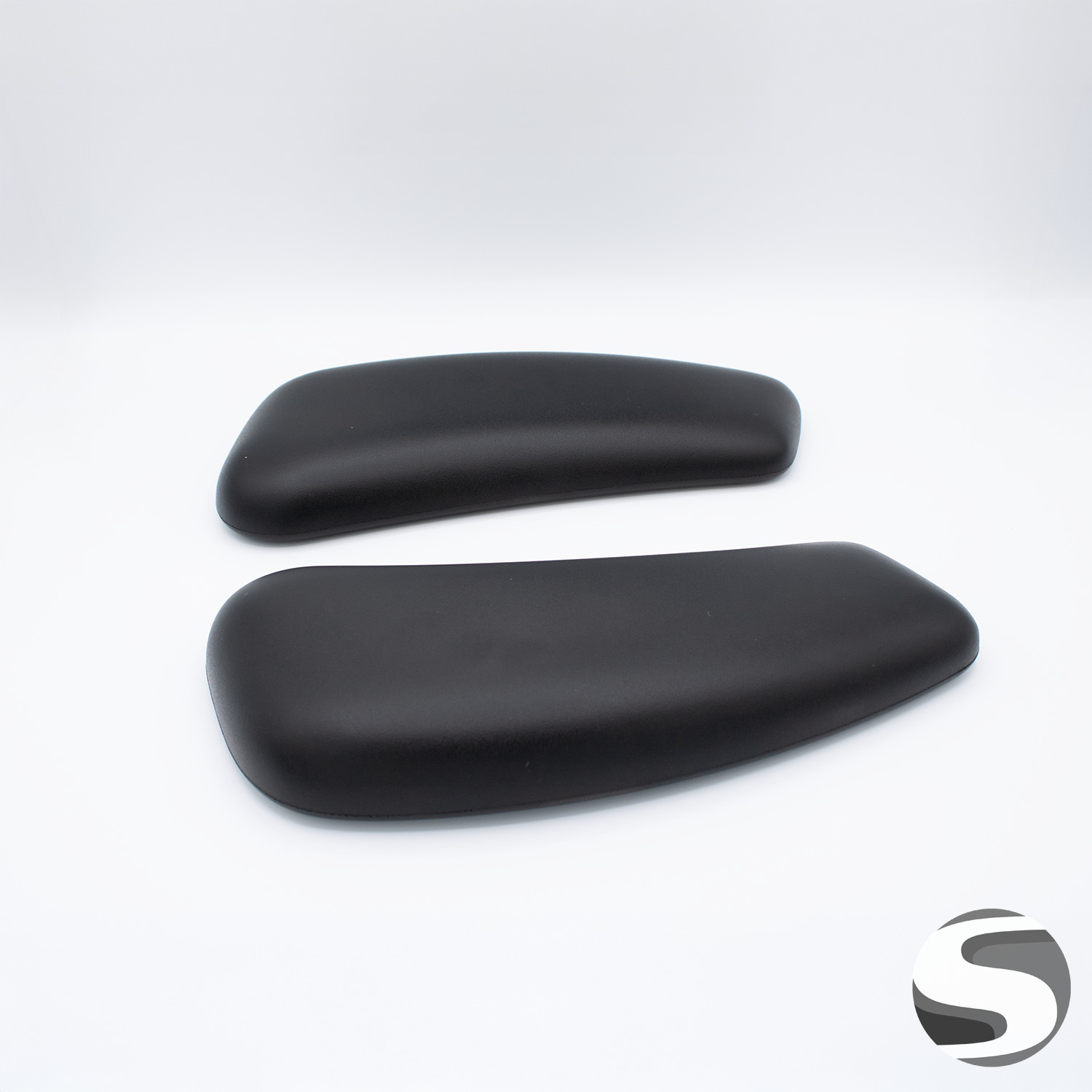 Knoll Generation 2 Chair Replacement Arm Pads for Generation 2 in Black (1 Pair)
