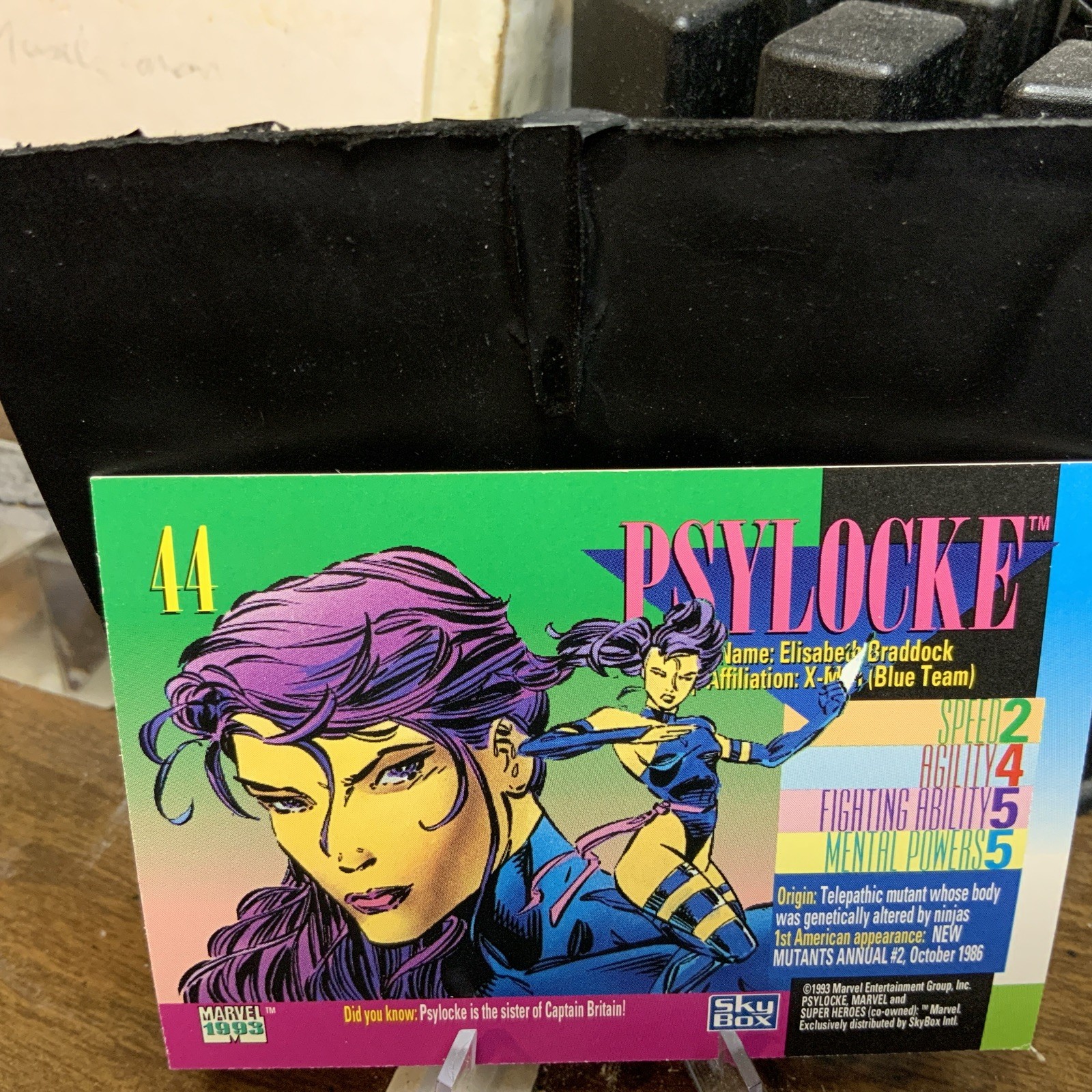 1993 Skybox Marvel Universe Series 4 - #44 Psylocke