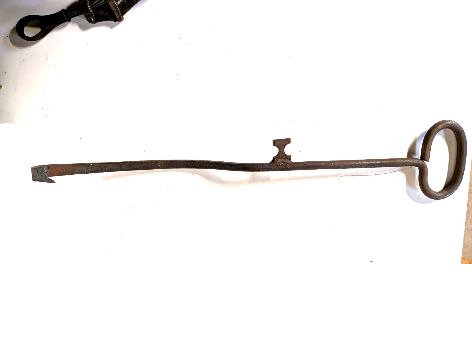 Vintage Blacksmith Hand Forged Grappling Hook Tong 27" Long RARE