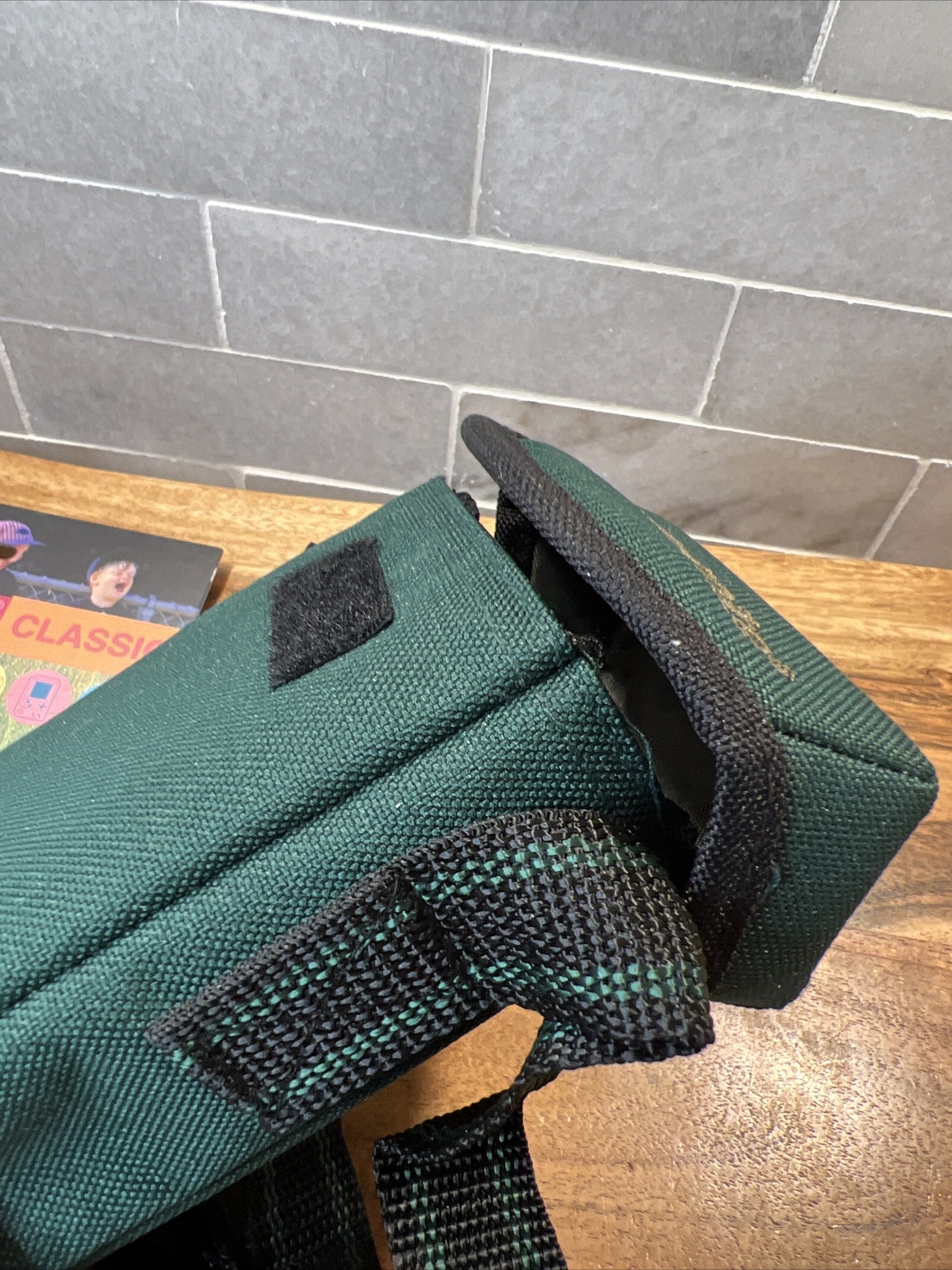 Vintage Samsonite Camera Case Green 6”x4”x 2” Canvas Adjustable Handle - NEW