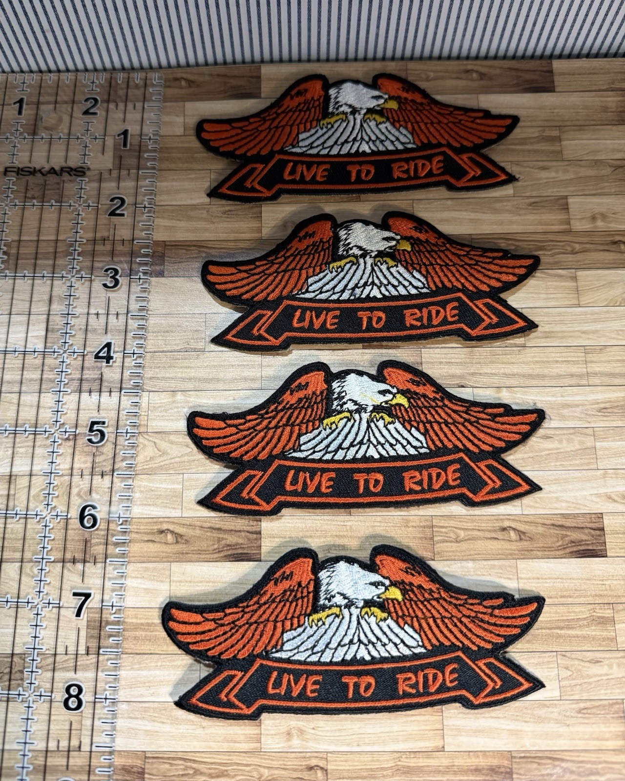 Harley Davidson Live To Ride M/C Patch ( Brand New )