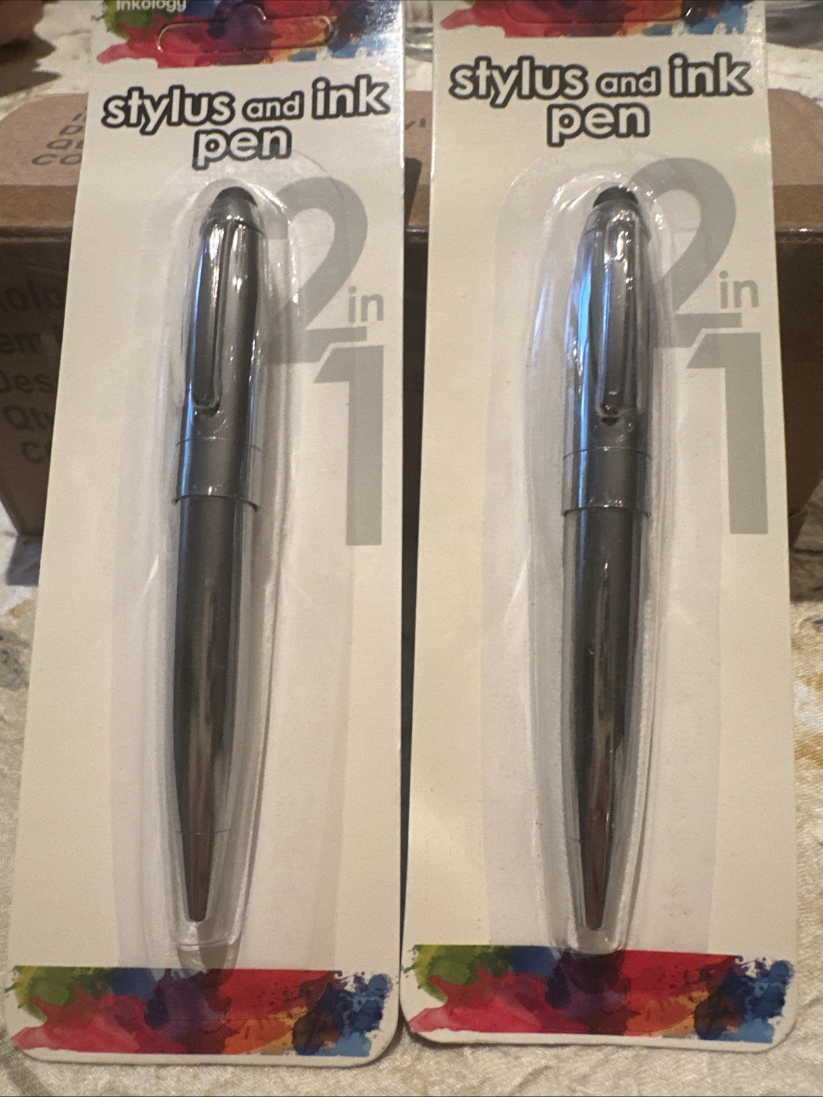 Inkology Mini Stylus Pen Silver