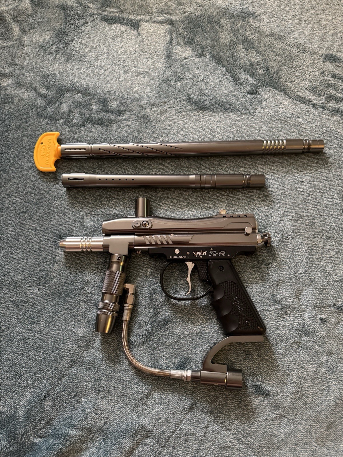Classic Spyder TL-R Paintball Marker Gun with 2 Barrels Mechanical Semi Auto