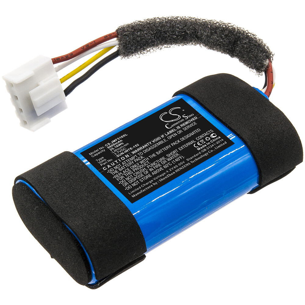 Li-ion 6800mAh Battery For JBL Flip 5 Eco Ocean 49-364800-1BAT2-A;SUN-INTE-152