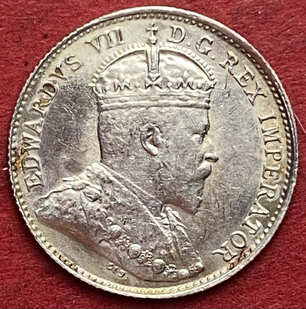 1903H Canada 5 Cents Large H - AU - Lot#7646