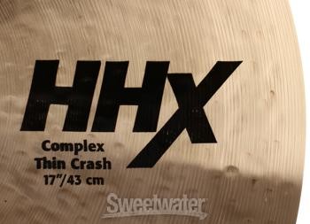 Sabian 17" HHX Complex Thin Crash Cymbal