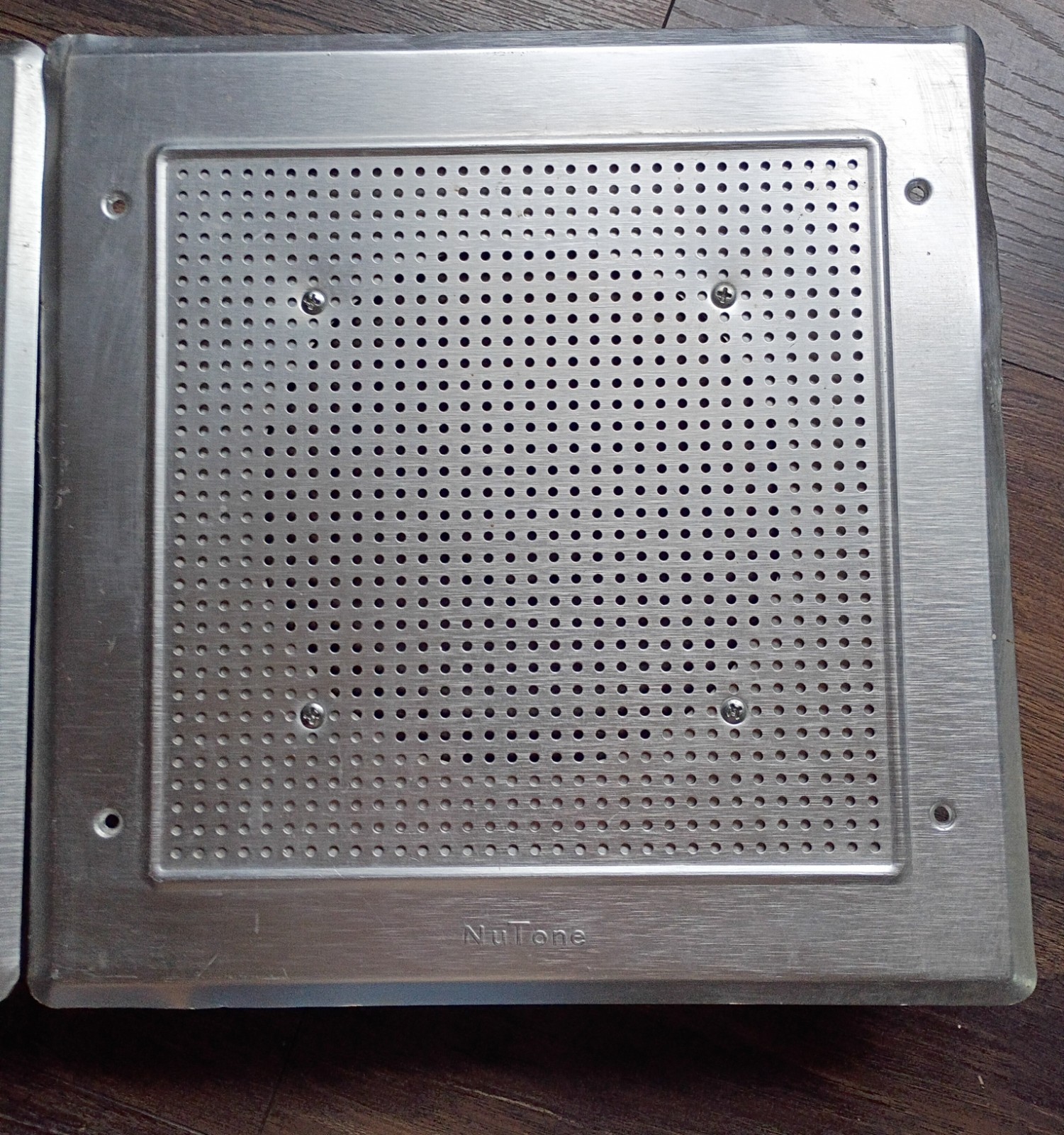 Nutone Stainless Steel Flat Wall Speakers Indoor Outdoor Mid Century Sound&Deco