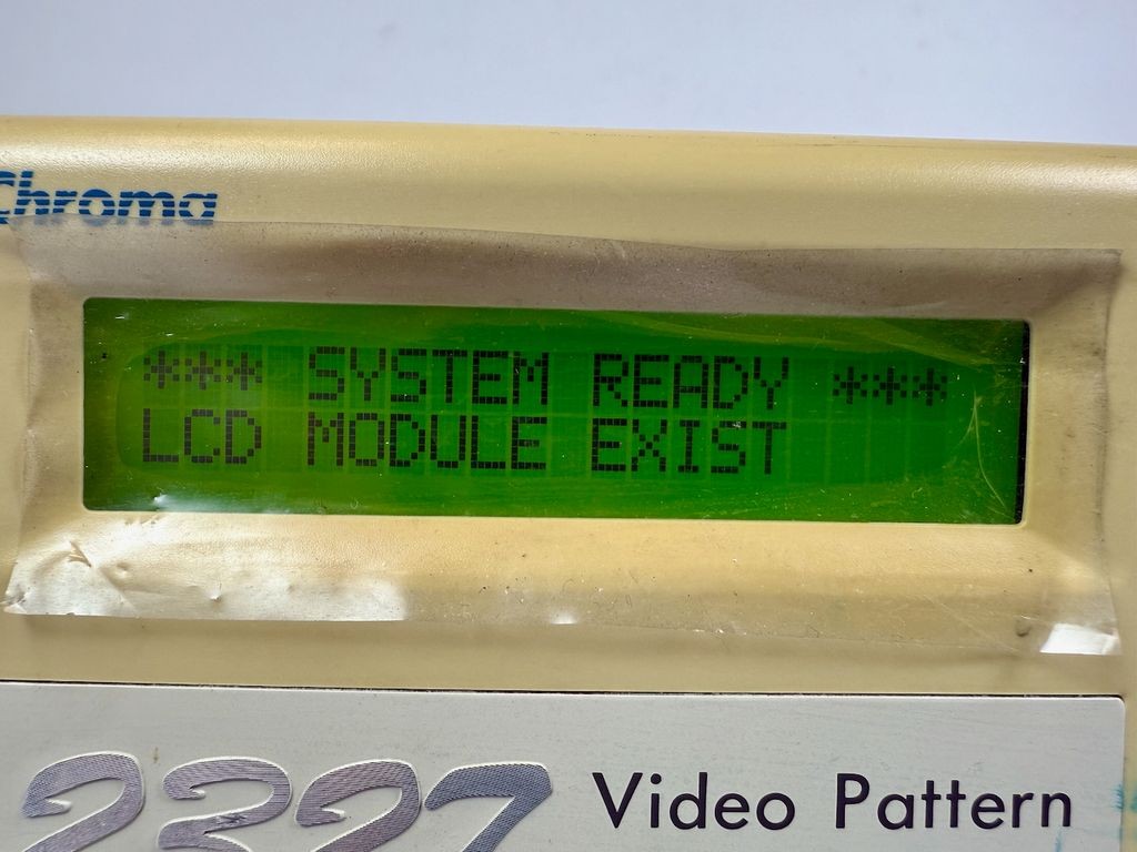 Chroma ATE 2327 Video Pattern Generator up to 250MHz NTSC PAL SECAM