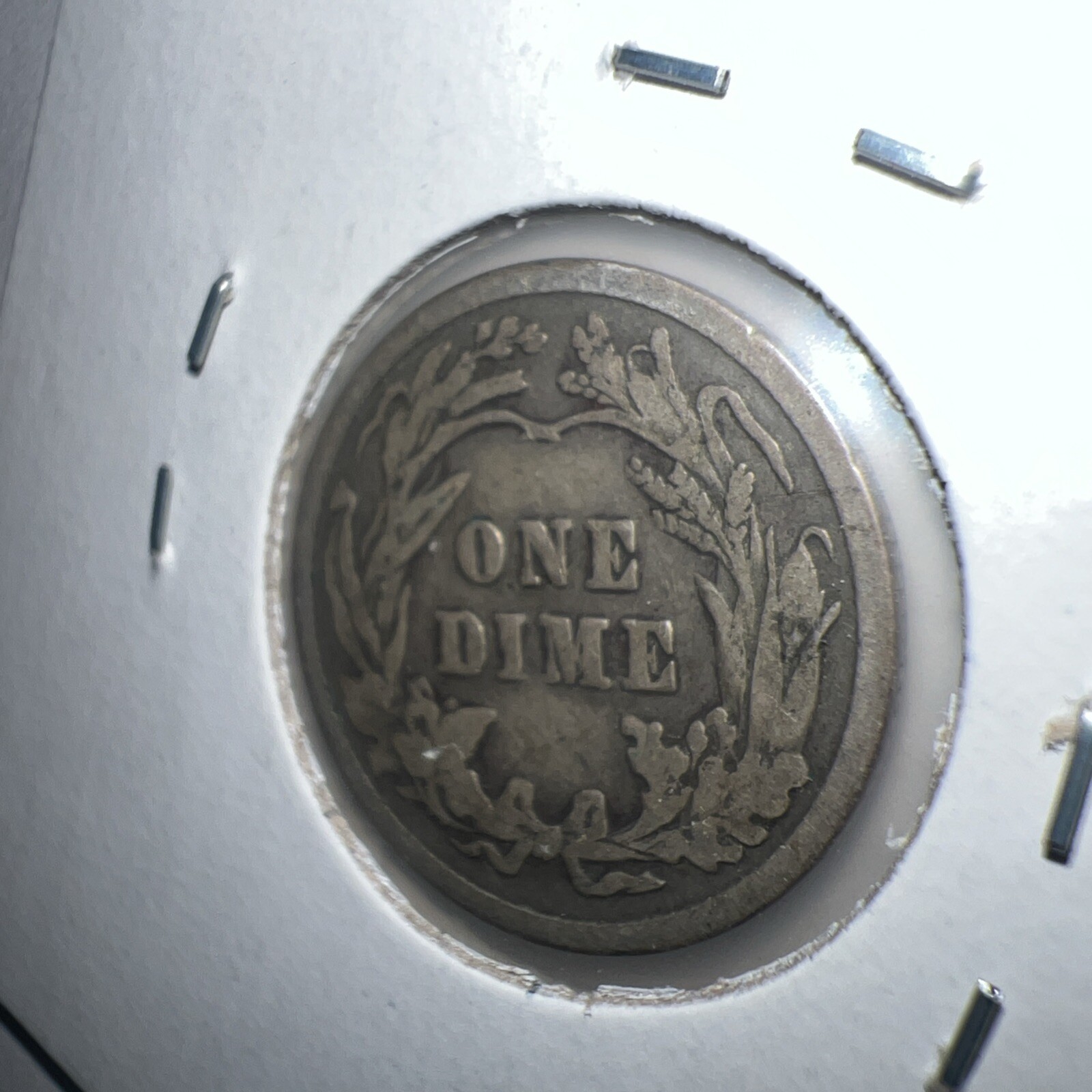 1916 Barber Dime (P) No Mint Mark
