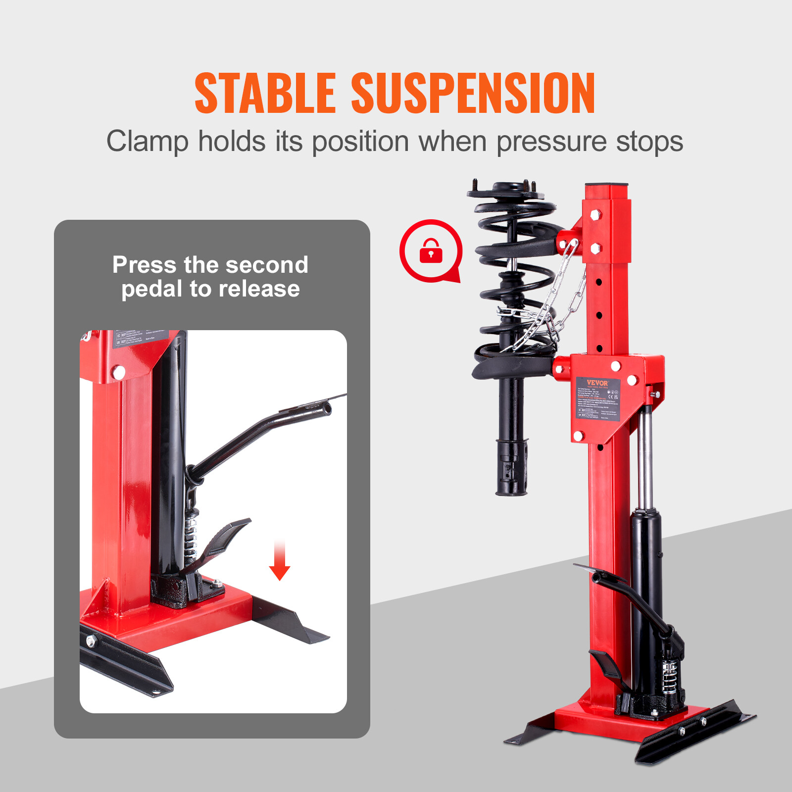 VEVOR Coil Spring Compressor 4.5T Auto Strut Hydraulic Compressor Removing Tool