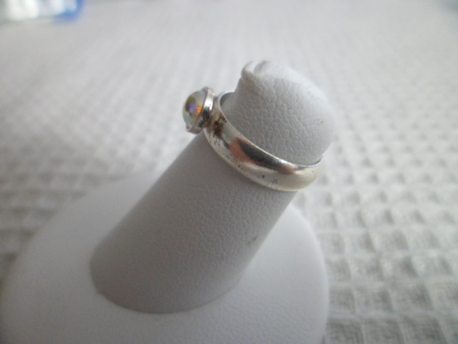 Sterling Silver Open Toe Ring Adjustable ~ Style9 Clear w/GiftBox/Bag Free Gift