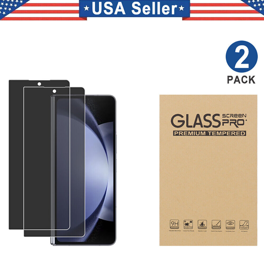 2PK Privacy Hydrogel Screen Protector For Samsung Z Flip Fold 3 4 5 6 7 FE 8