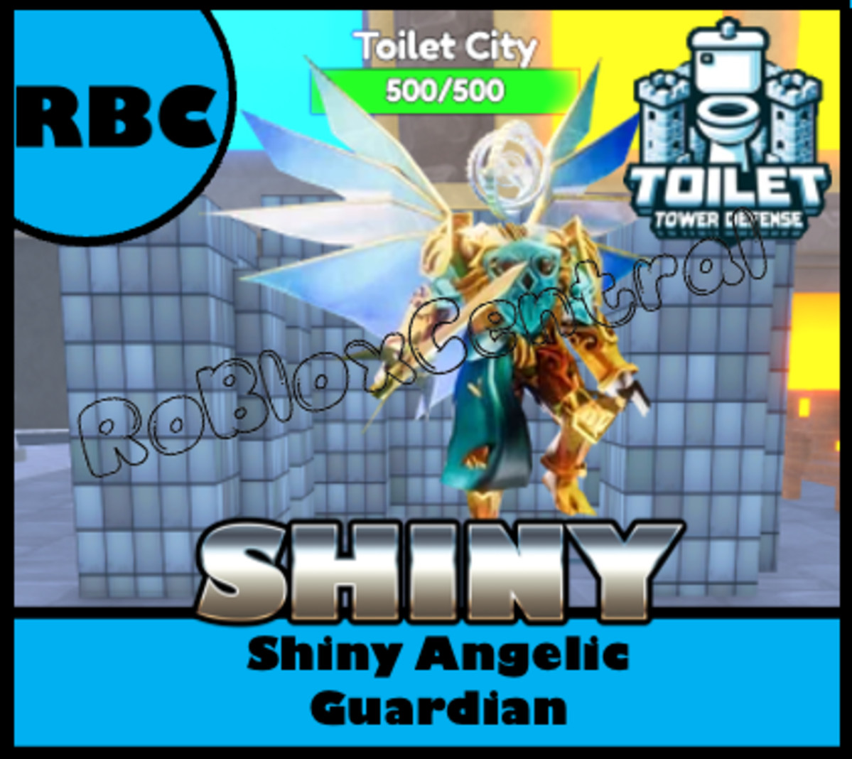 SHINY ANGELIC GUARDIAN - CHEAP TOILET TOWER DEFENSE - TTD UNIT