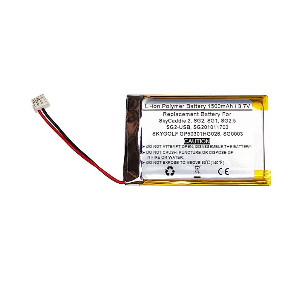 Battery For SkyCaddie 2,SG2,SG1,SG2.5,SG2-USB,SG201011703,SKYGOLF GP50301HG026