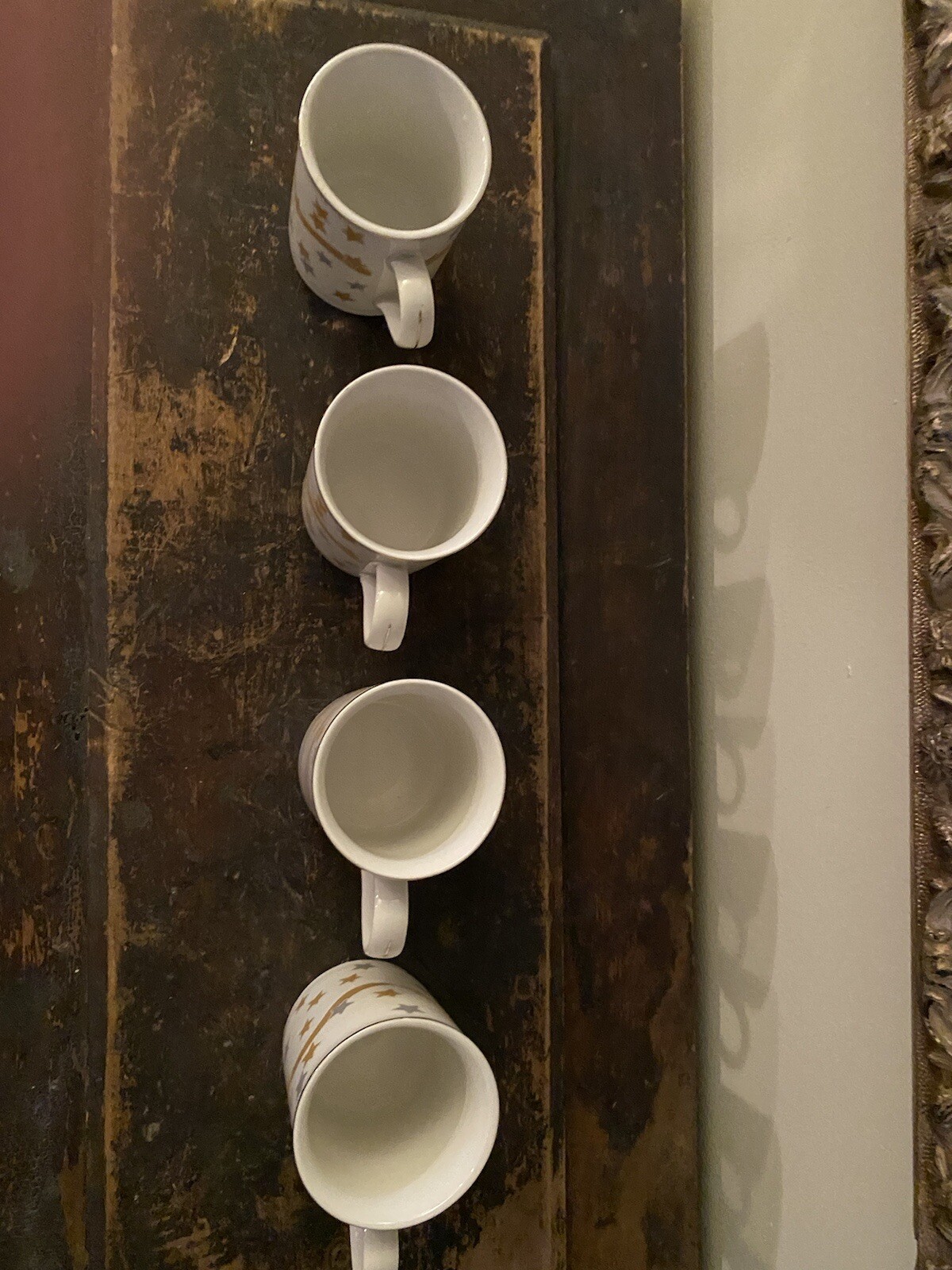 4 Retroneau Winter Nights Mugs