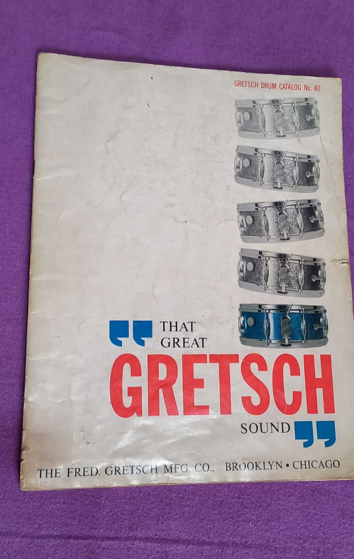 Vintage Gretsch 1961  catalogue 34 pages full colour pics full range as shown gc