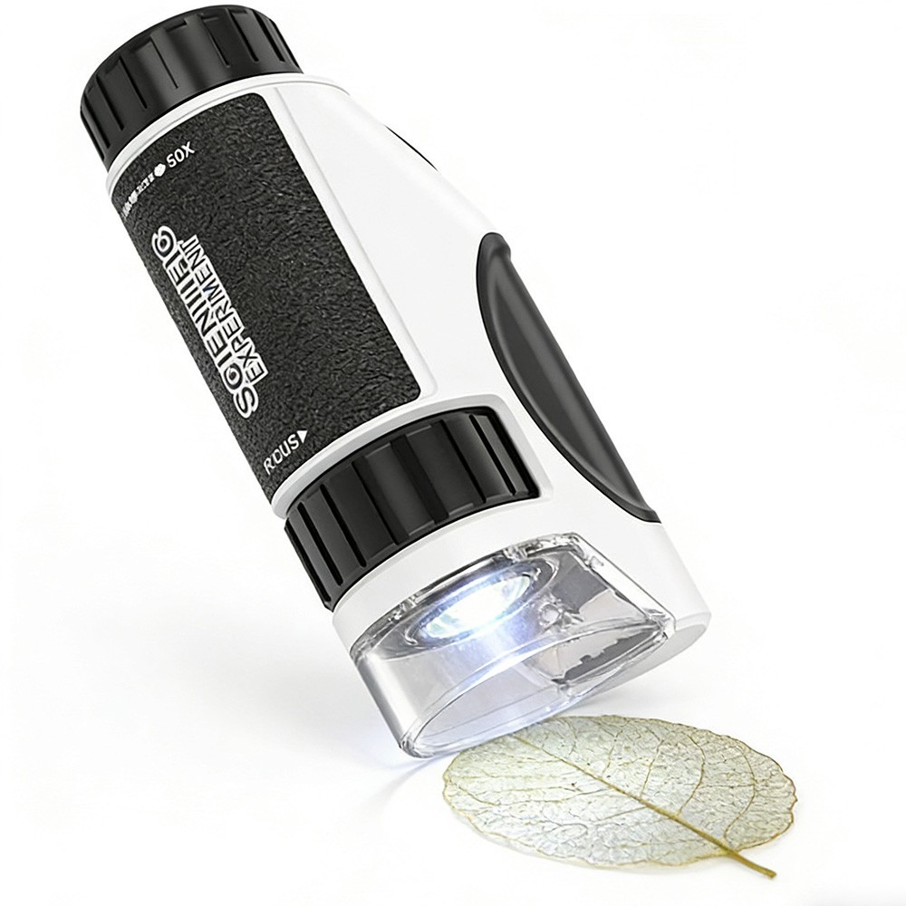 9.7in Handheld Mini Microscope Portable Outdoor Exploration Science Toy