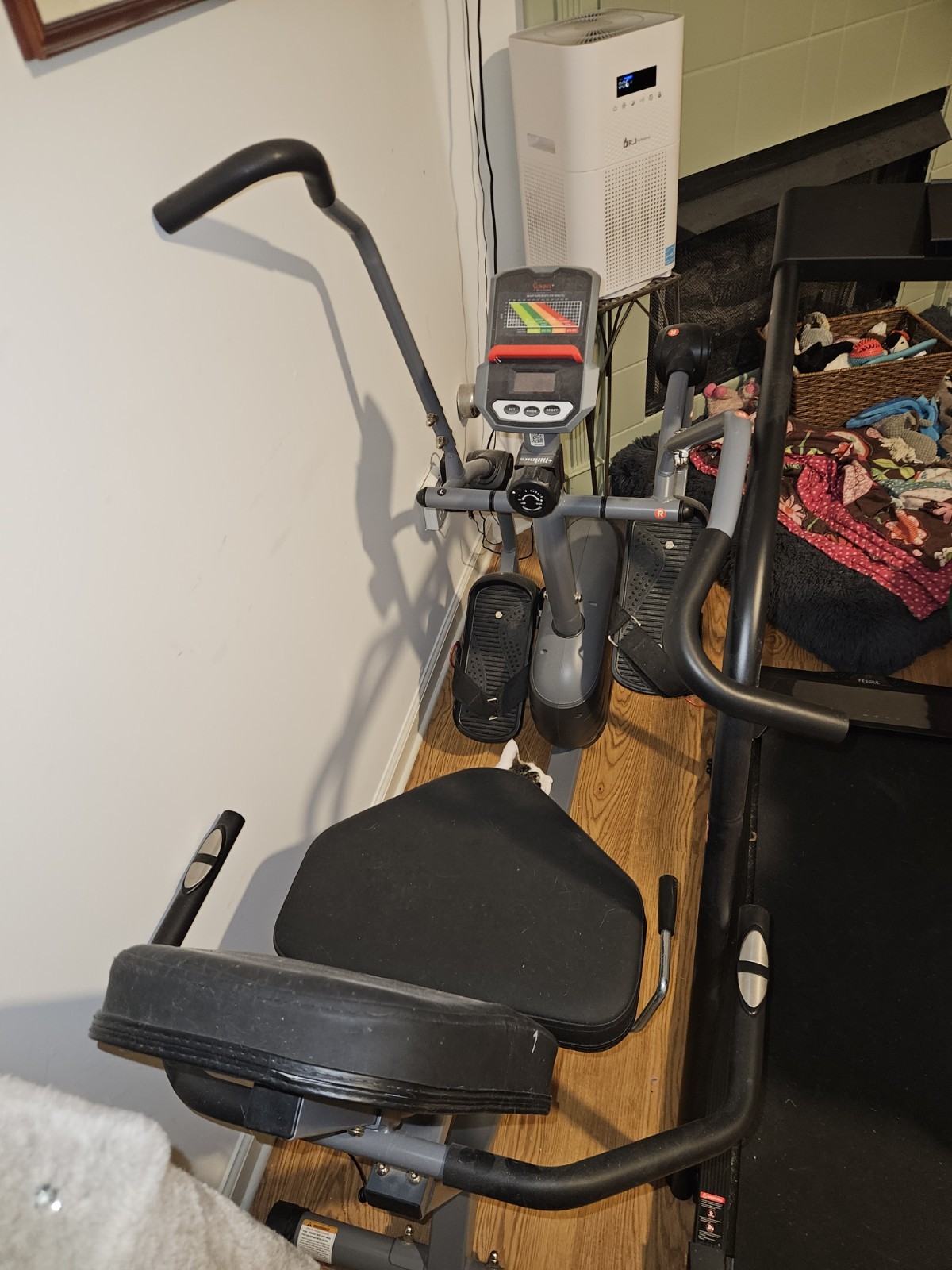 Sunny Health & Fitness Smart Recumbent Bike