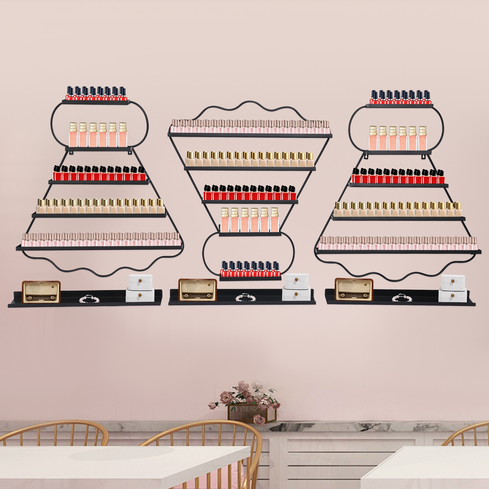 Wall?Mounted?Nail?Polish?Racks?Nail?Polish?Shelves