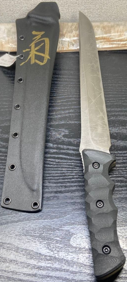 Unused Kiku Knives Asuka OU-31 Satin Finish Custom Knife by Kikuo Matsuda Rare