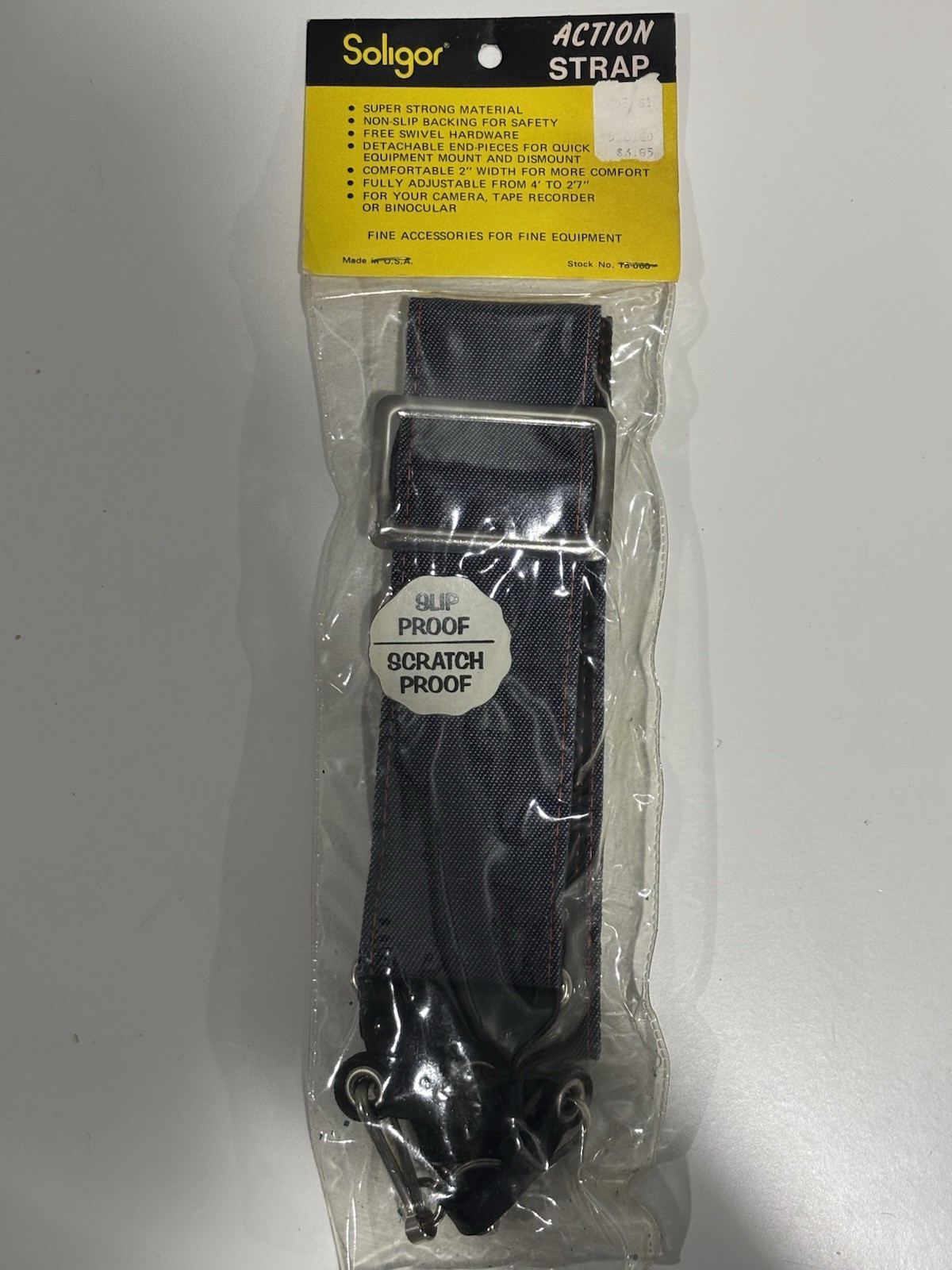 VTG SOLIGOR Camera Binocular Adjustable Strap 31-48” NOS