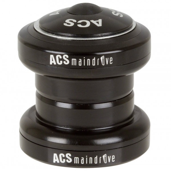 ACS BMX Headset, OLDSCHOOL GT BMX SE MAINDRIVE 1-1/8 SEALED BEARING BLACK NEW