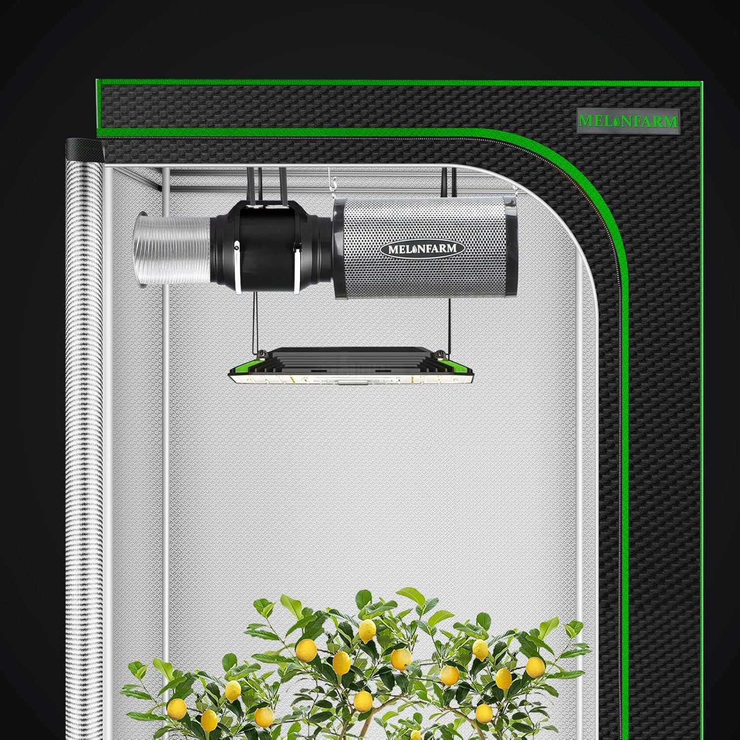MELONFARM 4 Inch Air Carbon Filter Smelliness Control with Australia 4