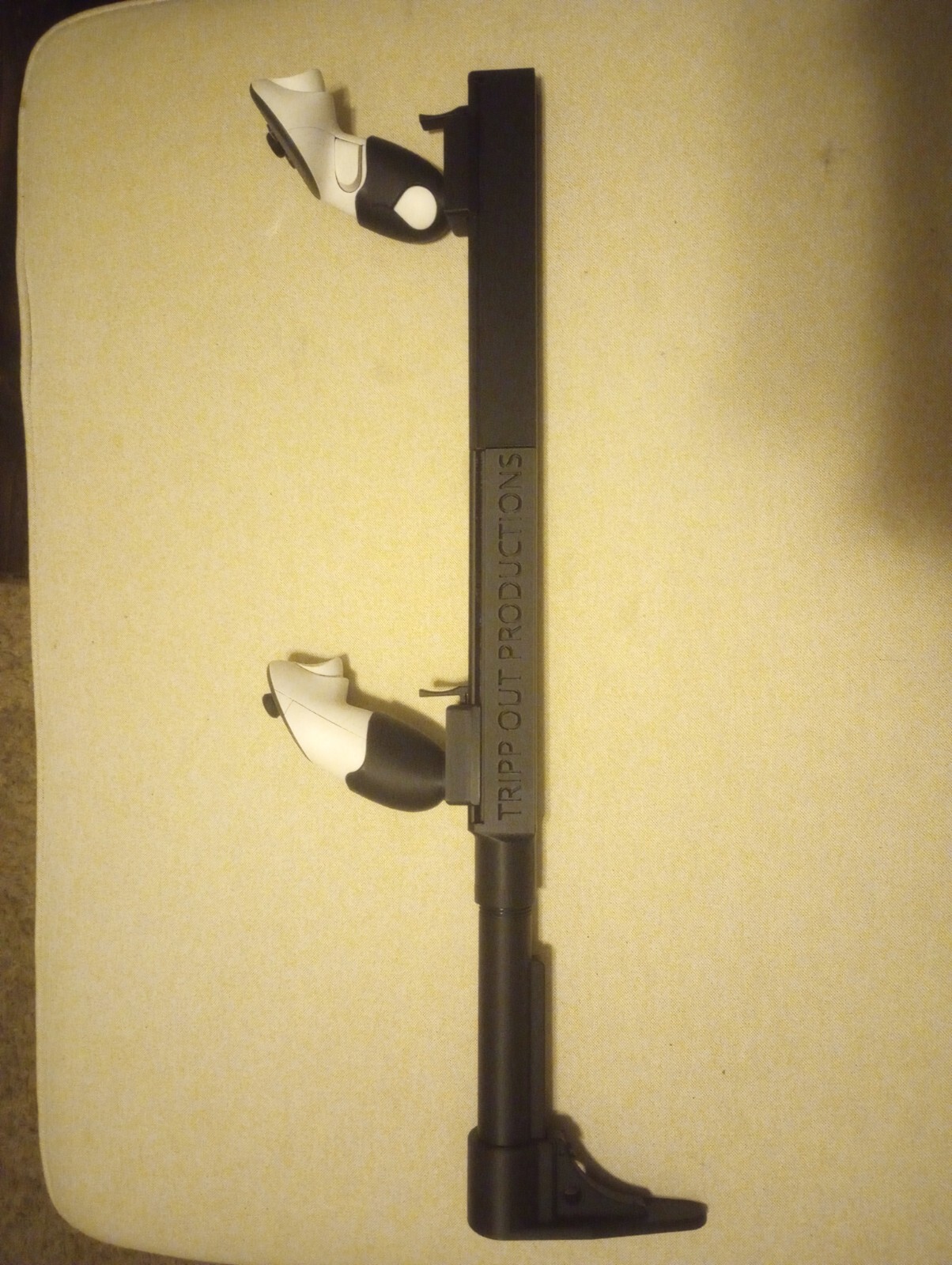Adjustable VR Gun Stock Full Kit for Quest 3- Black
