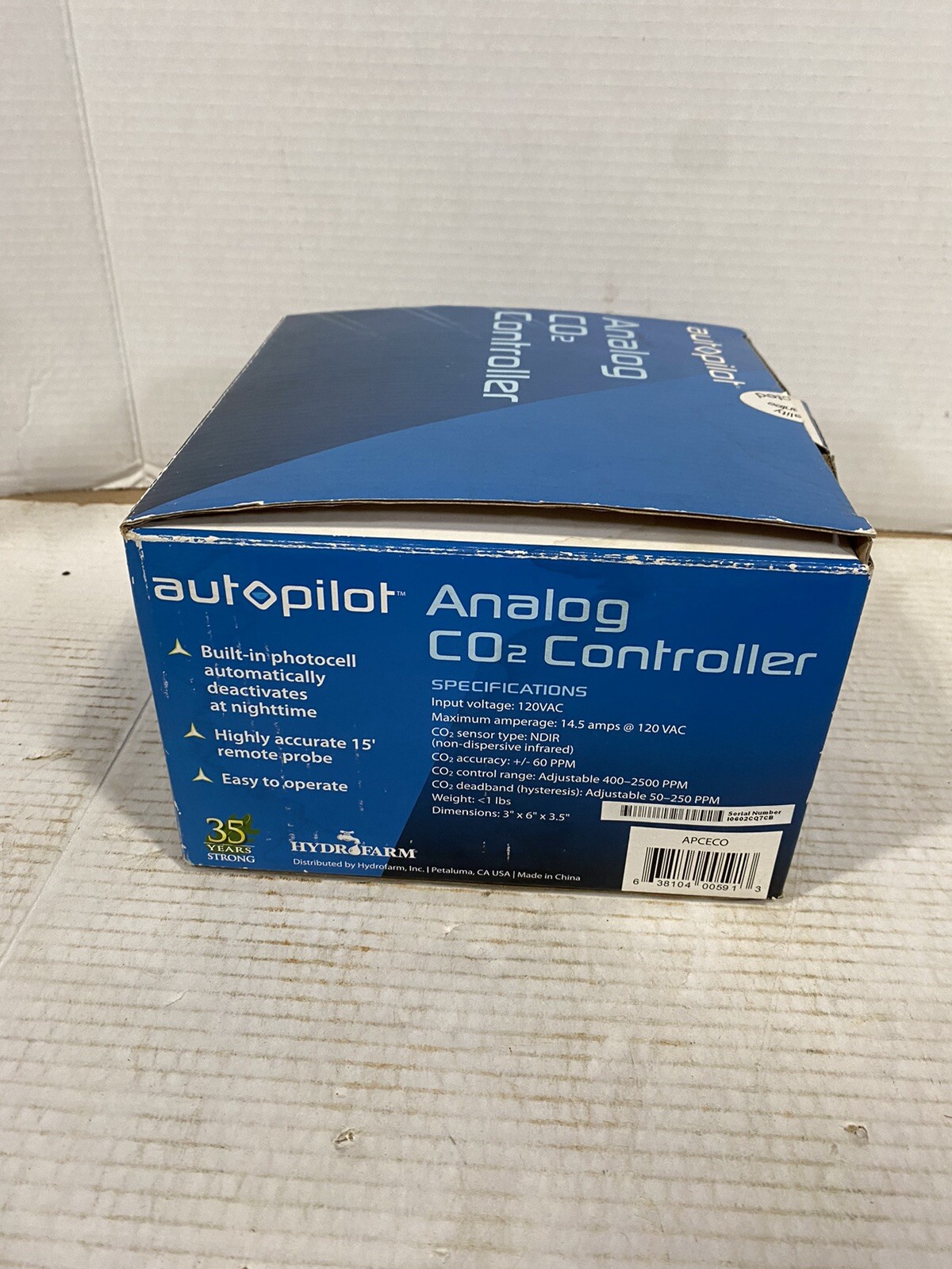 Analog Co2 Controller w/Remote Sensor Probe Autopilot