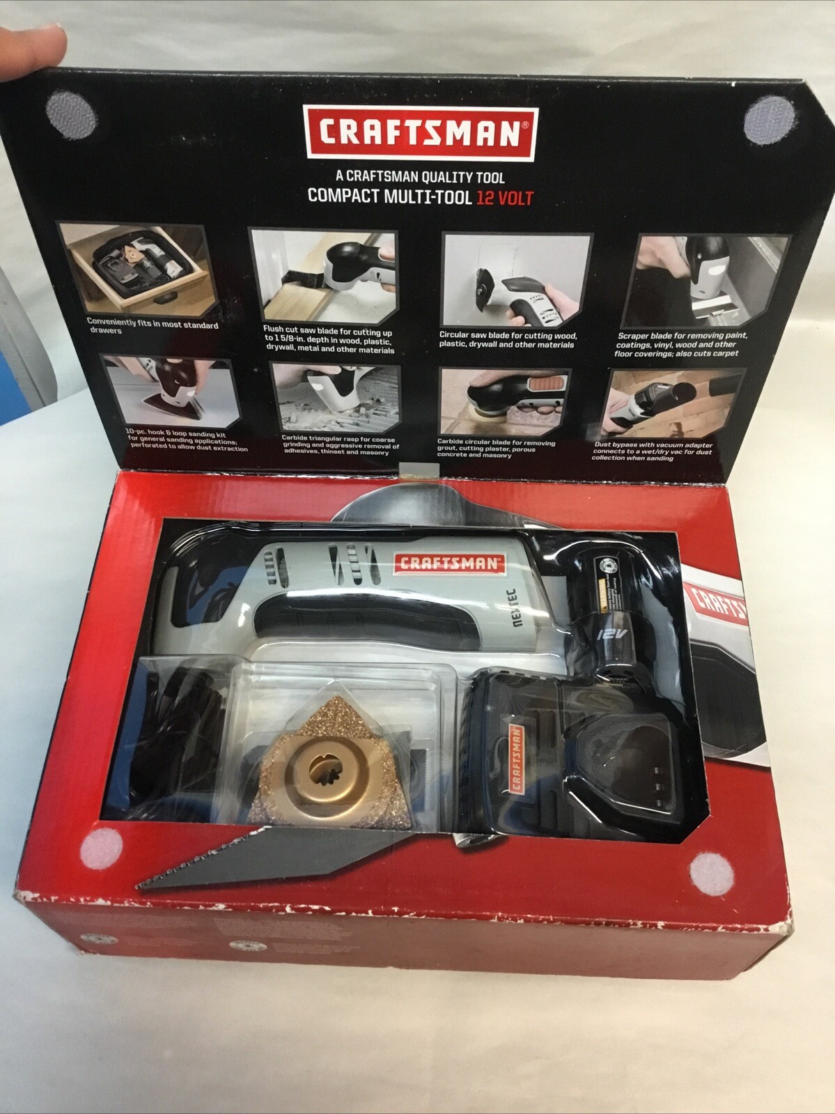 CRAFTSMAN NEXTEC Compact 12V Multi-Tool w/Quick Release Kit 917438 NEW