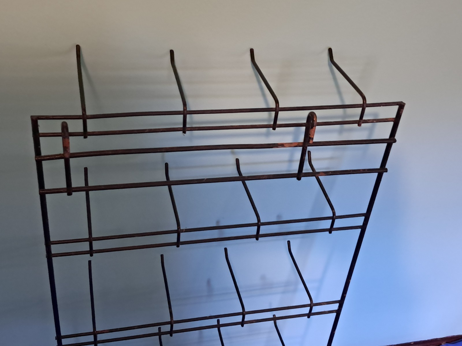 Black Display Hook 28 Peg Rack 4 Horizontal 7 Vertical Rows