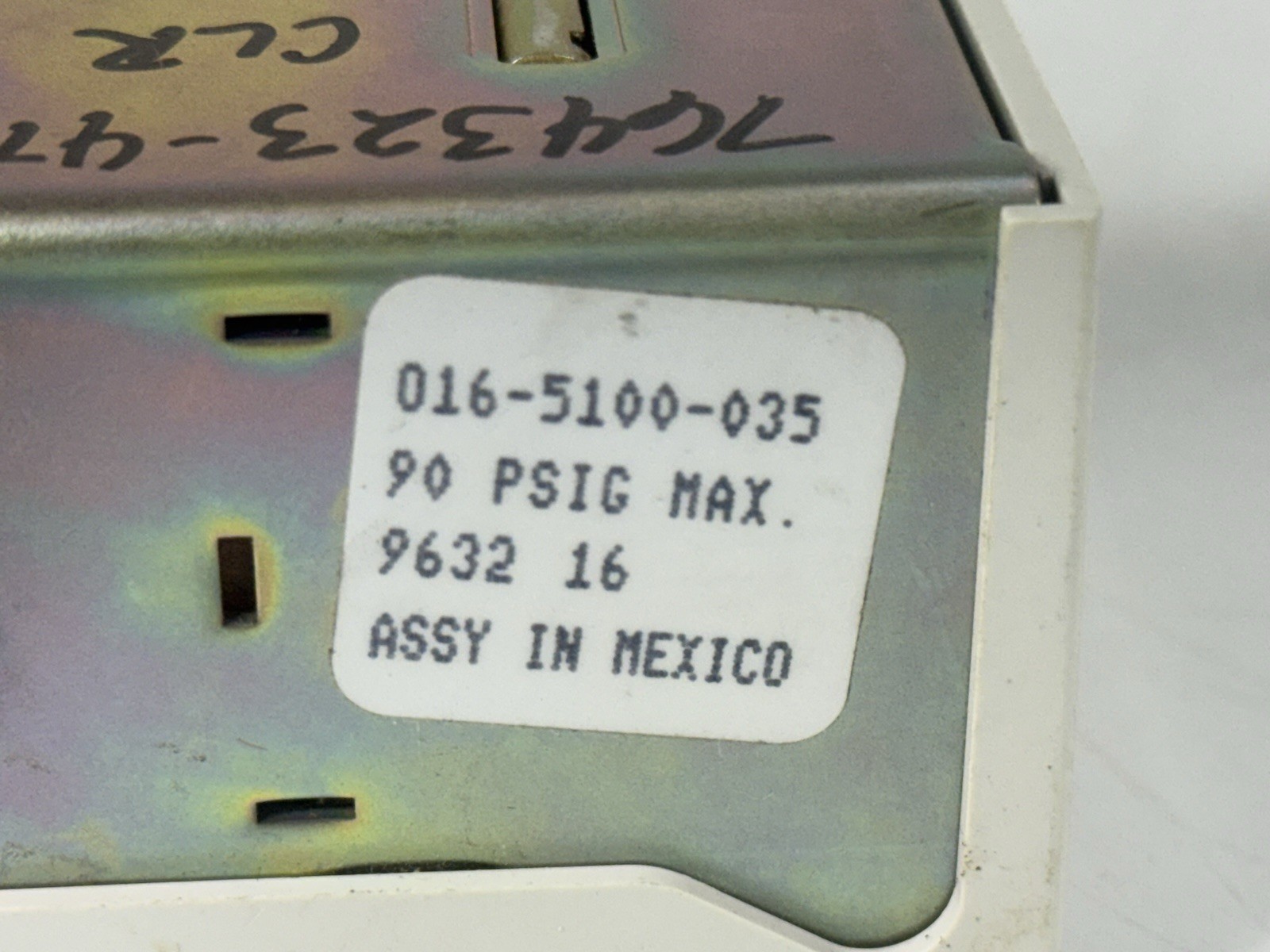 Steris P764323470 SW Operating Pressure Switch - Ranco 016-5100-035