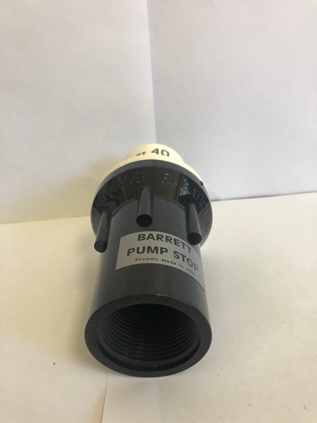 Barrett Pump Stop 1-1/4" Plastic Valve -40#