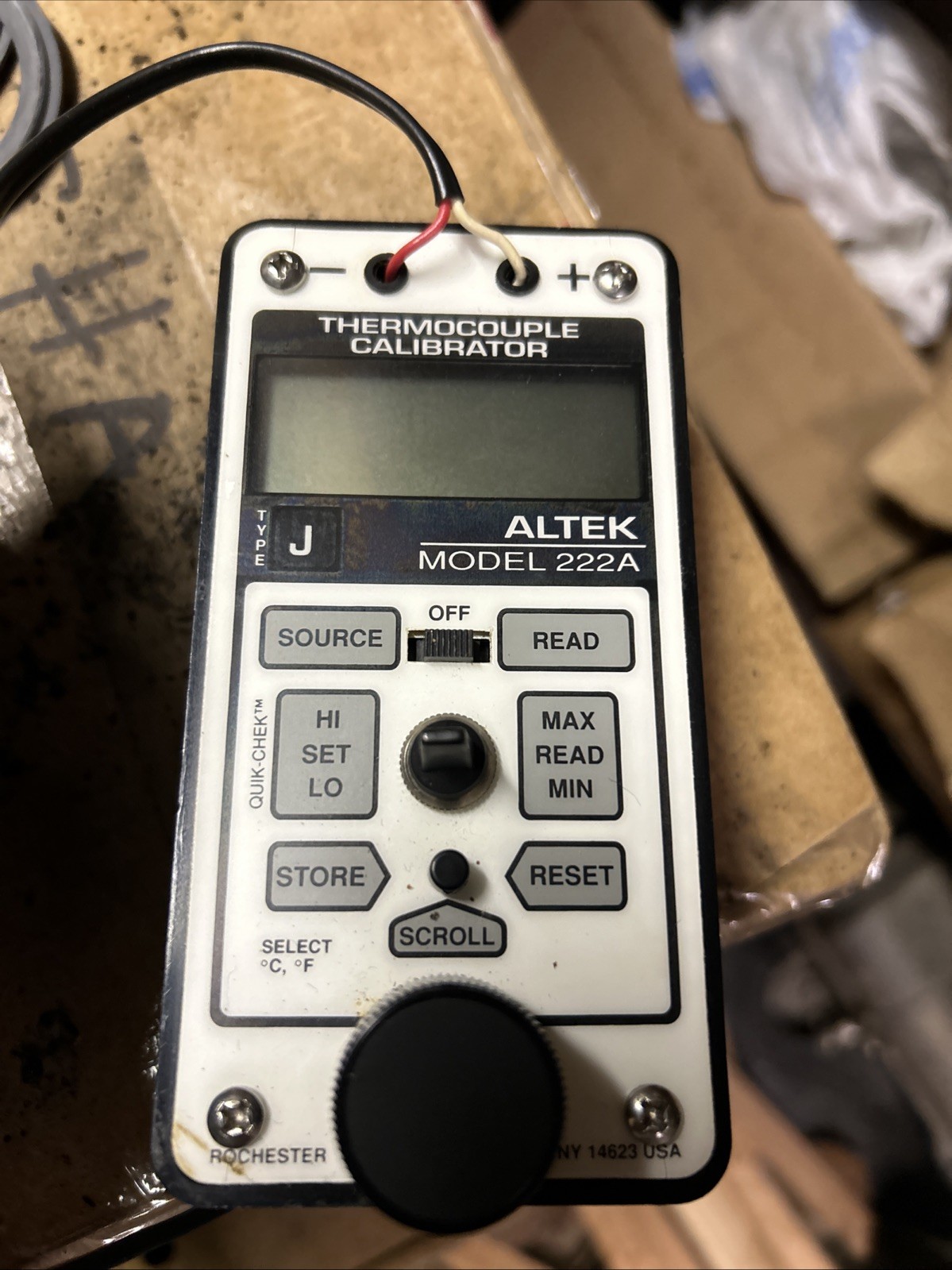 Altec Model 222a Thermocouples Calibrator