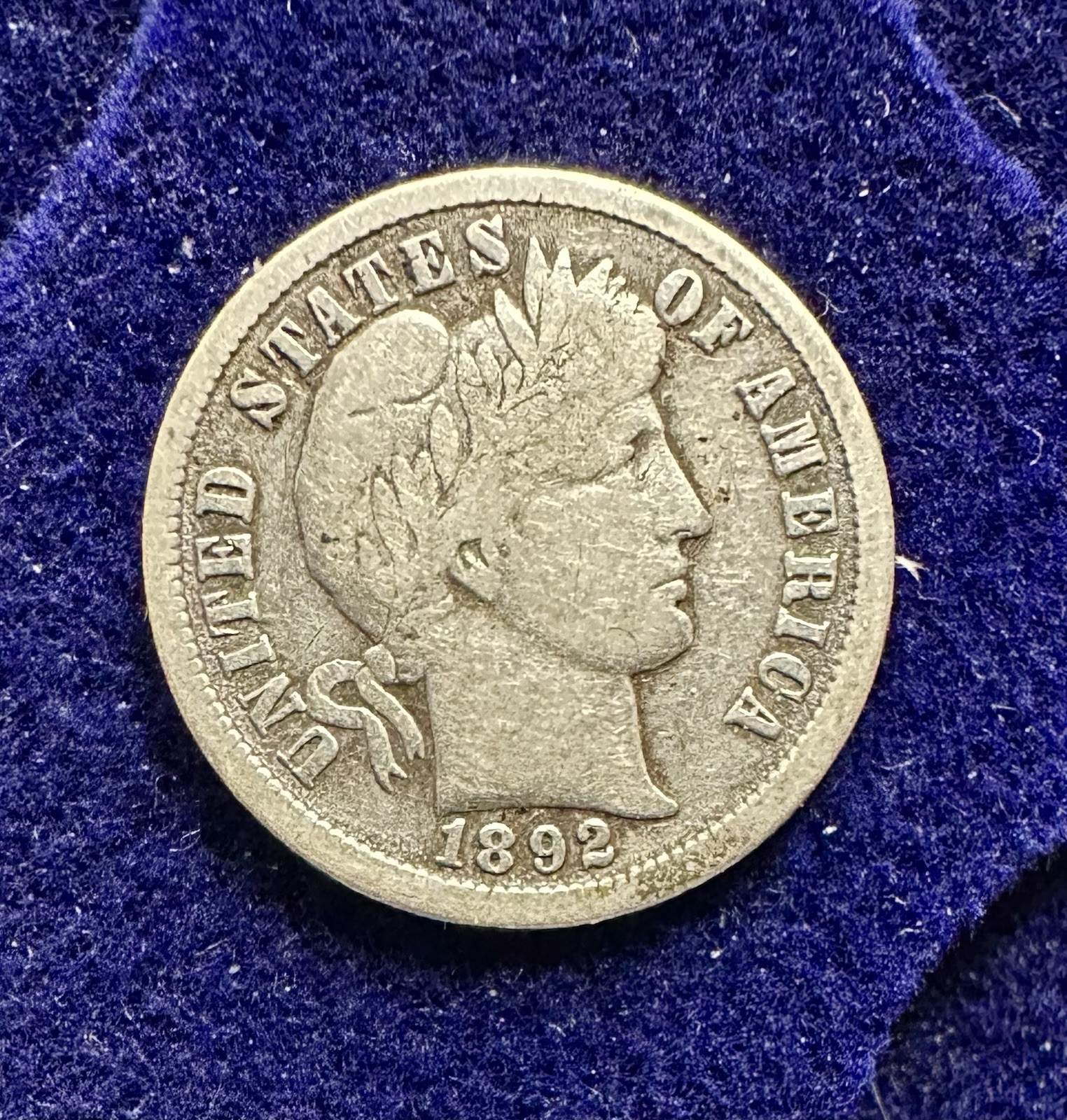 Rare Beautiful 1892-O U.S. Barber Dime (SILVER) KM 113