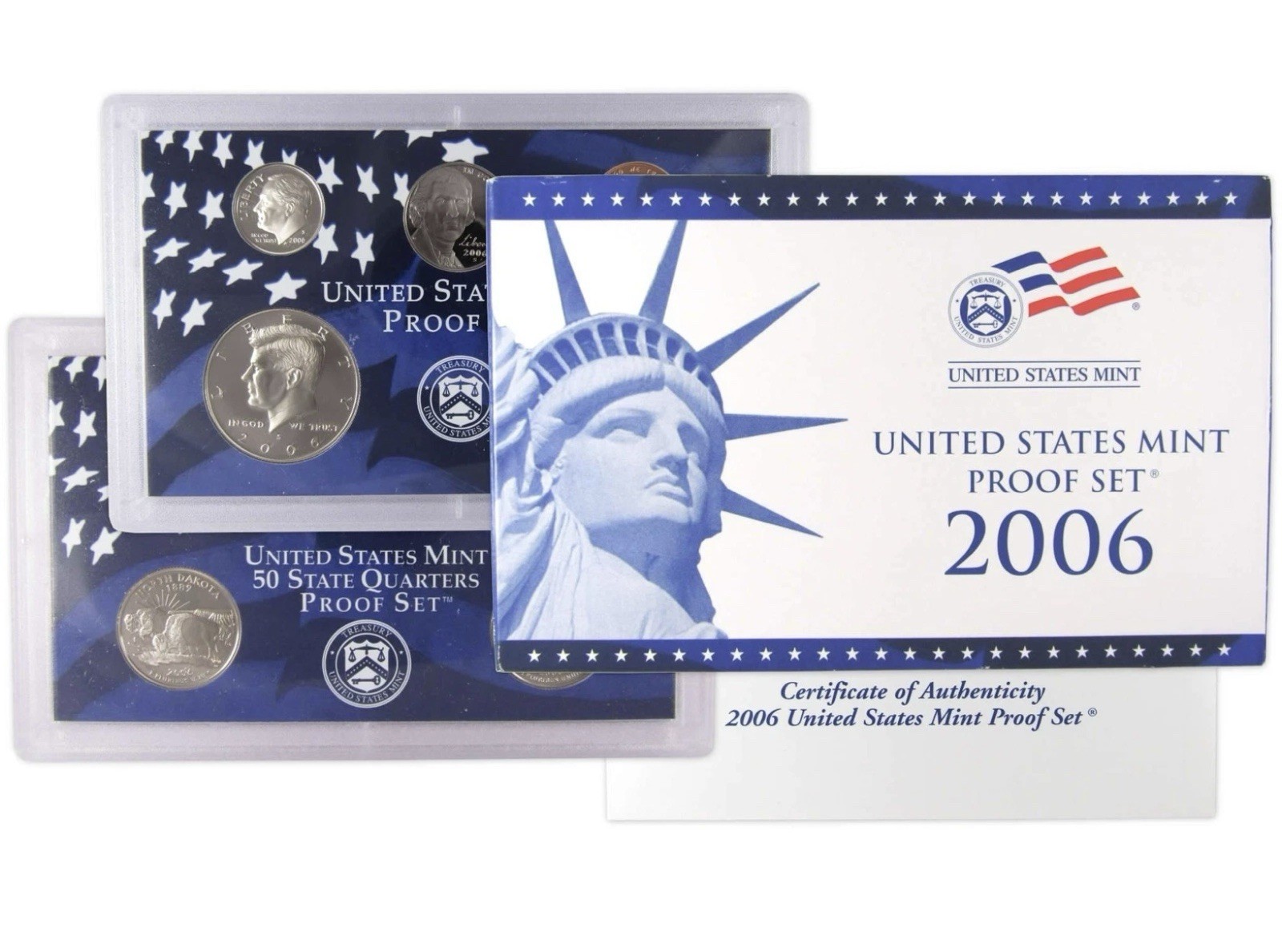 2006 Clad Proof Set U.S. Mint Original Government Packaging OGP COA
