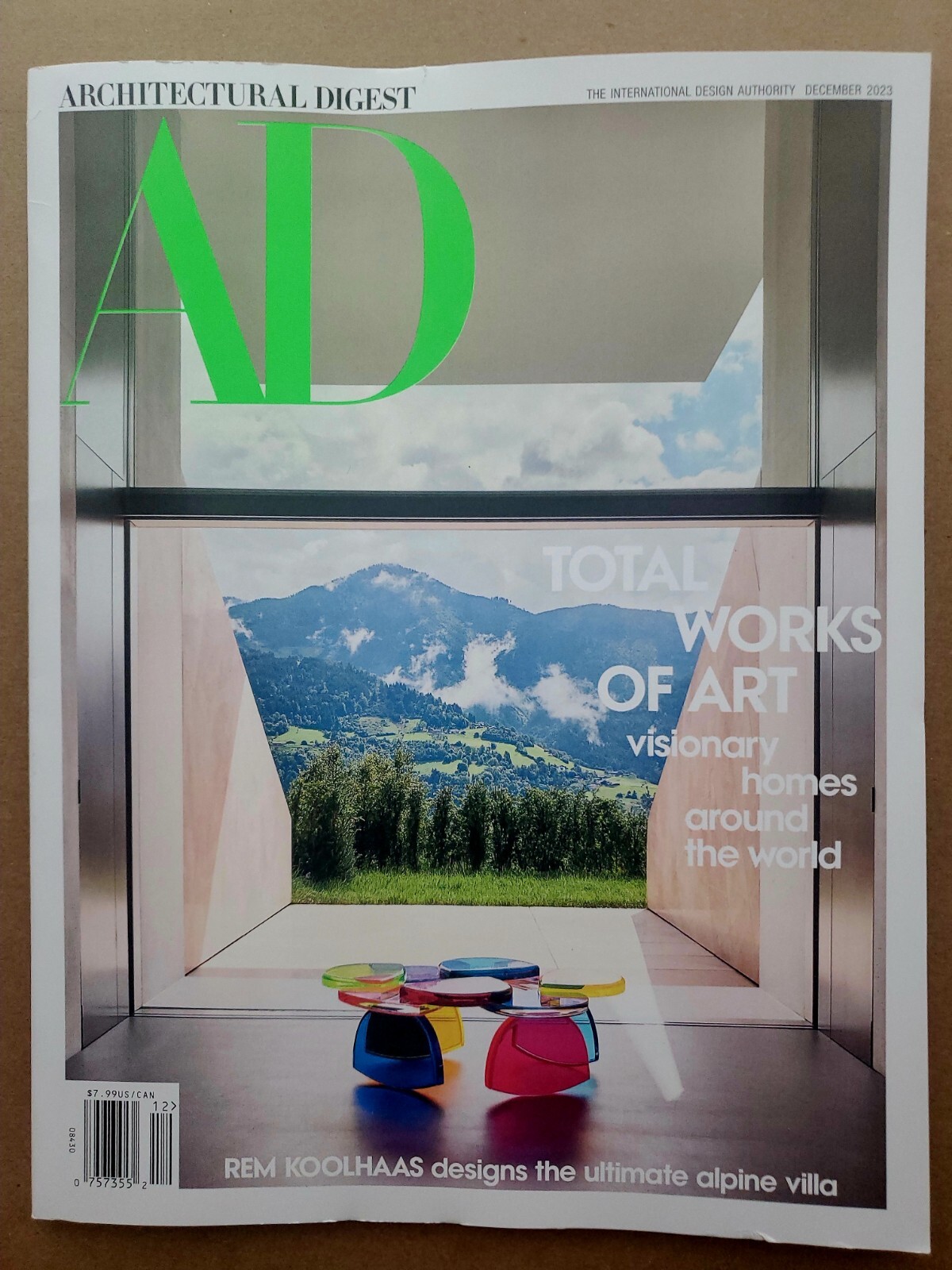 AD Architectural Digest Magazine Dec 2023 Visionary Homes Around the World