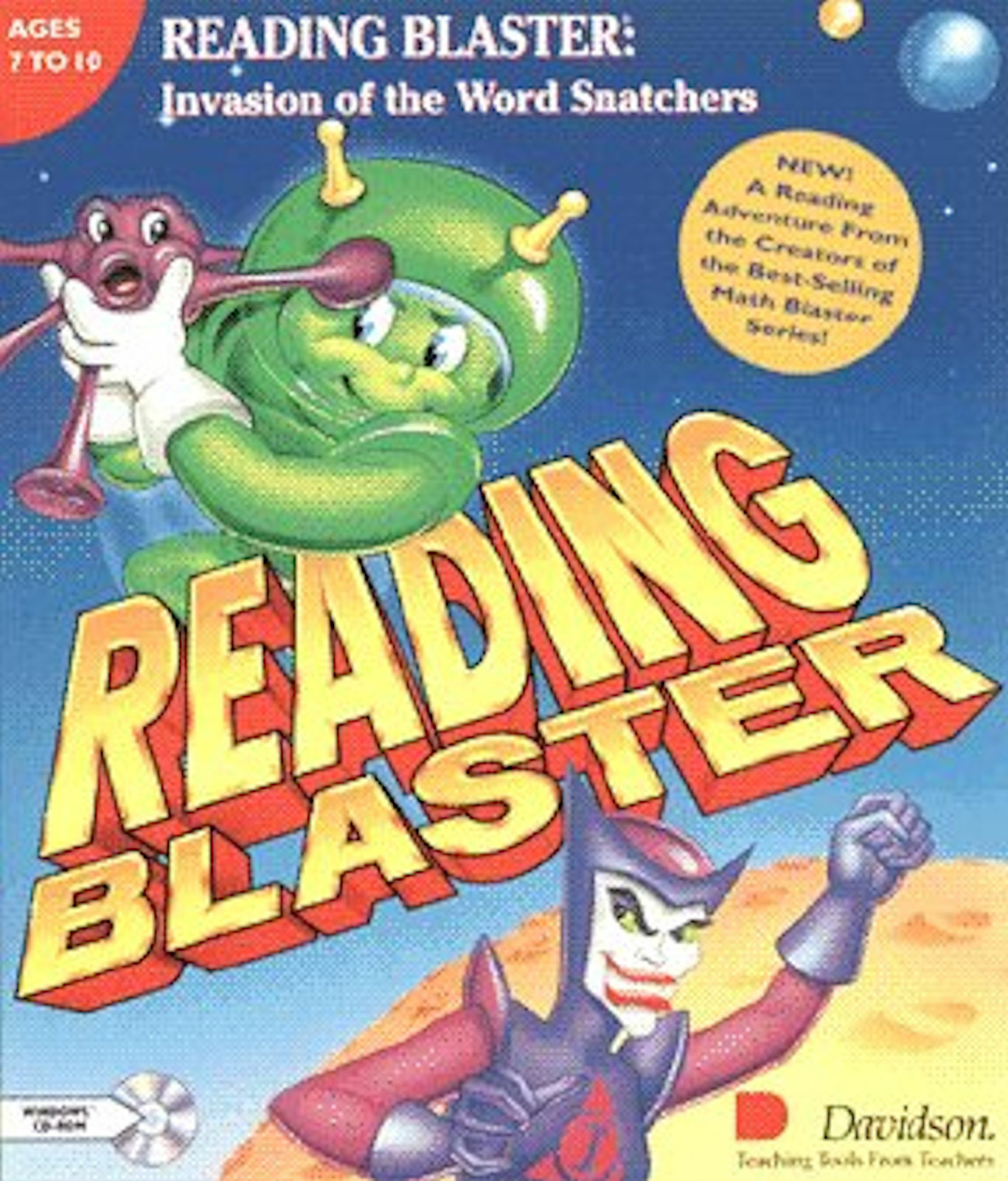READING BLASTER INVASION WORD SNATCHERS +1Clk Windows 11 10 8 7 Vista XP Install