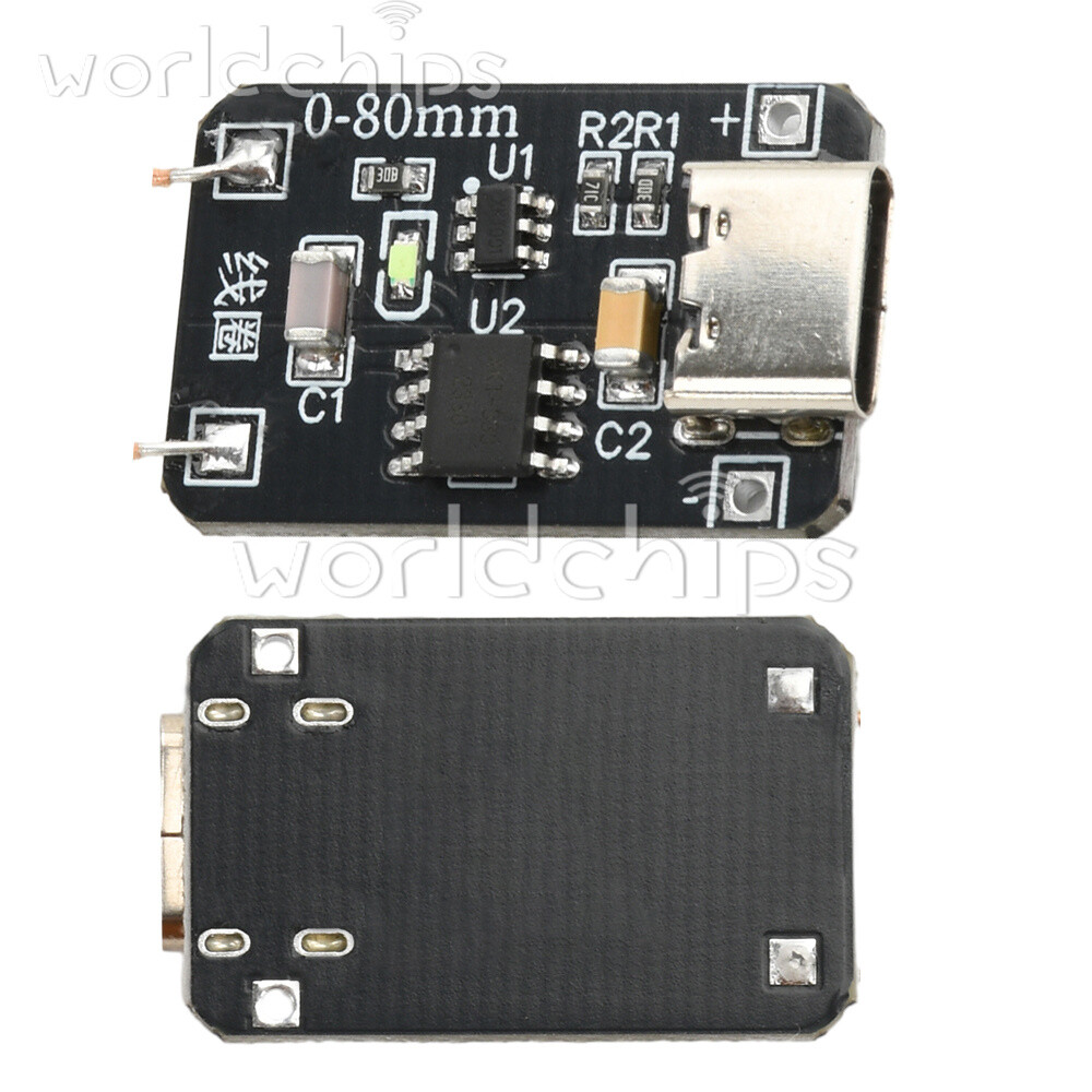 0~80mm Induction Wireless Power Supply Transmitter Coil Module + 5PCS Led Lamp