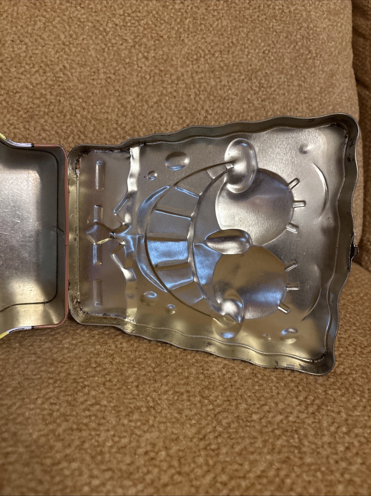2003 SpongeBob SquarePants Metal Lunch Box Viacom