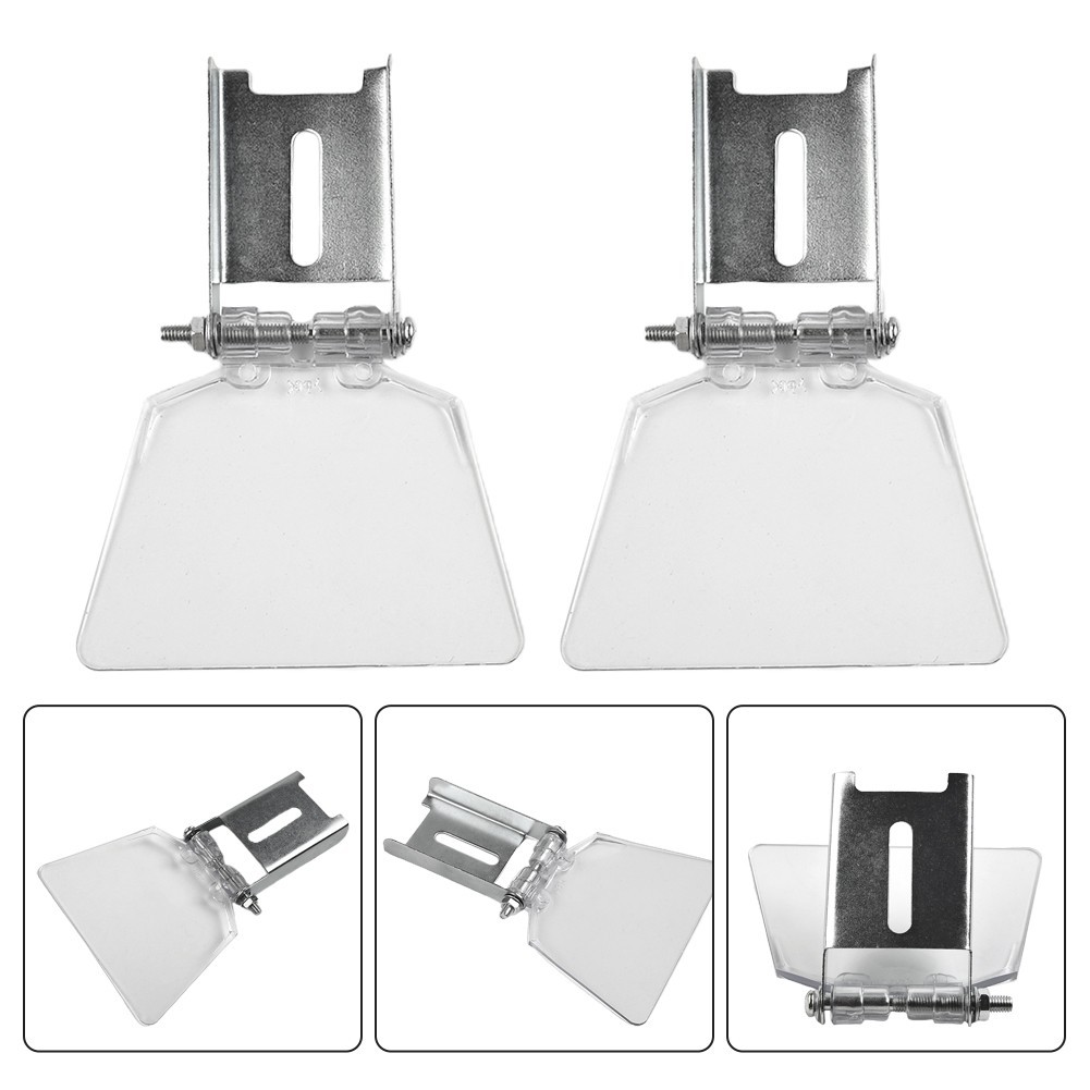 2pcs Replacement Guard Grinder Eye Protection Safety Shields With Bracket