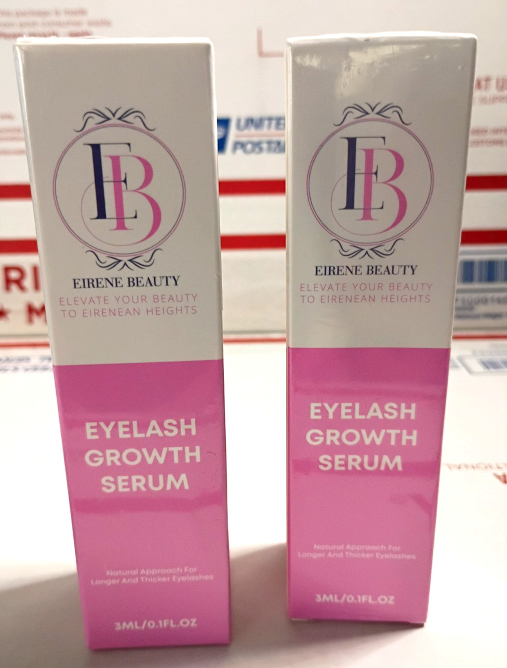 Lot of 2 Eirene Beauty Hormone-Free Eyelash Growth Enhancer Serum 3ML NIB