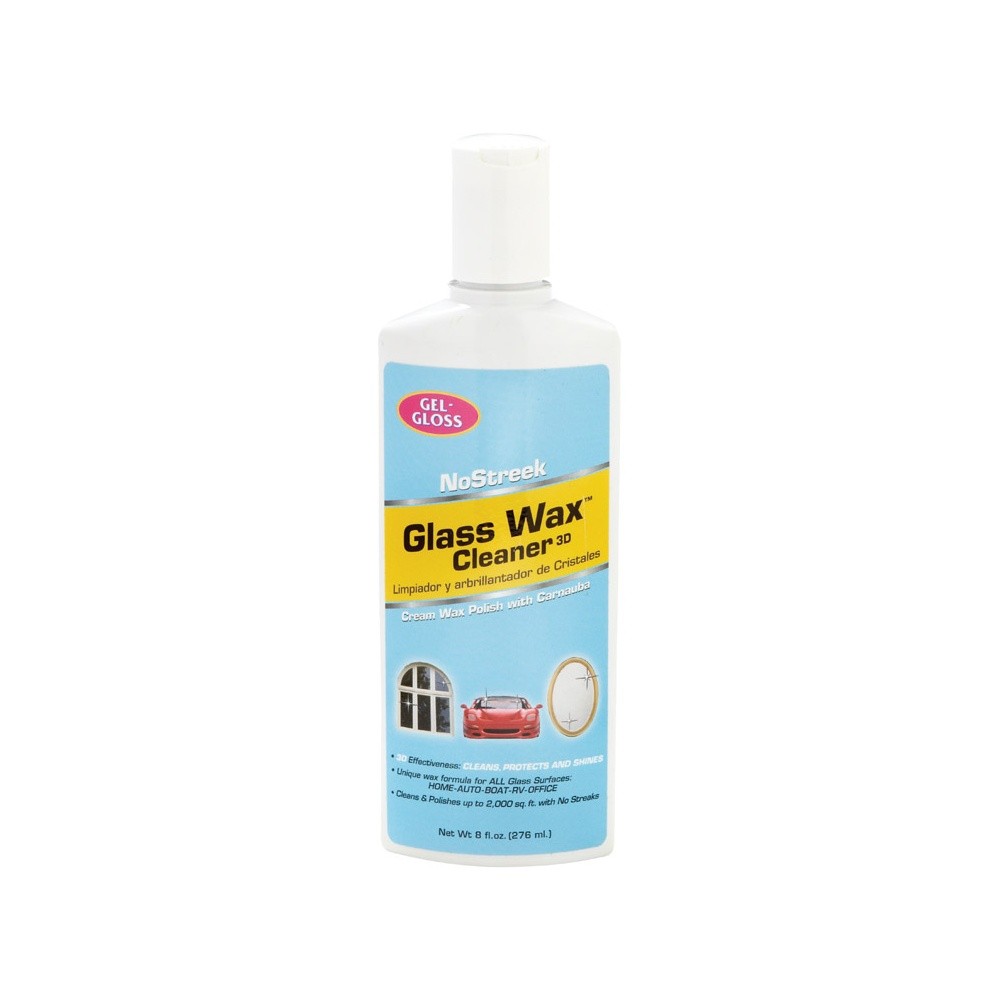Gel-Gloss NS-8 No-Streek Glass & Silver Professional Grade Polish 8 oz.