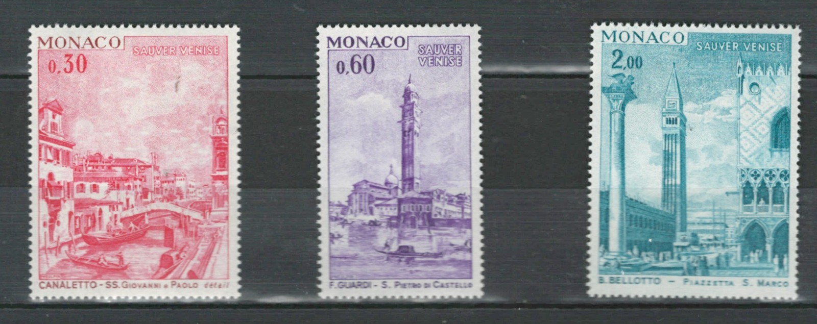 MONACO EUROPE  HISTORICAL SITES & CASTLES  MNH  SET LOT(MON  96)