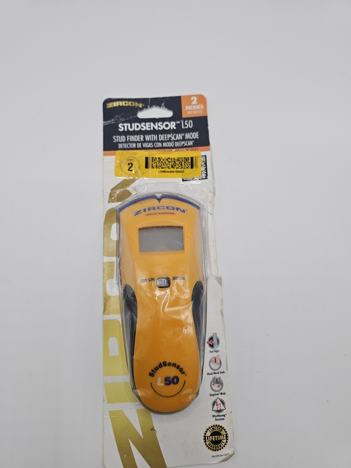 Zircon L50 Edge Finding StudSensor Deep Scanning Stud Read description